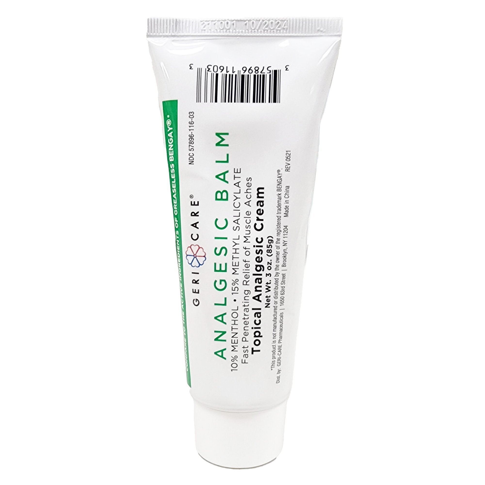 Geri-Care Analgesic Balm Topical Analgesic Cream, 3-ounce tube 57896011603