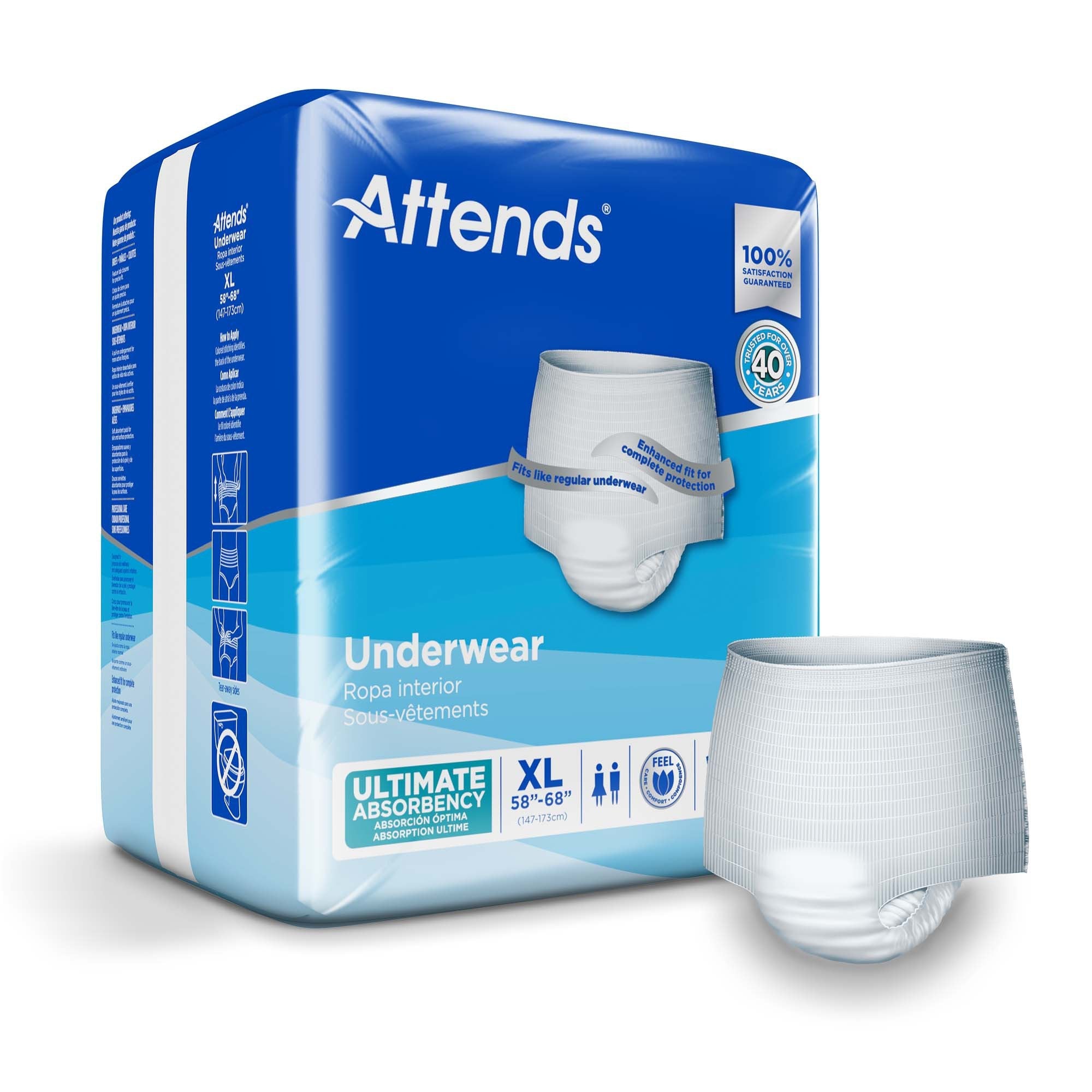 Attends® Advanced Underwear, X-Large APP0740