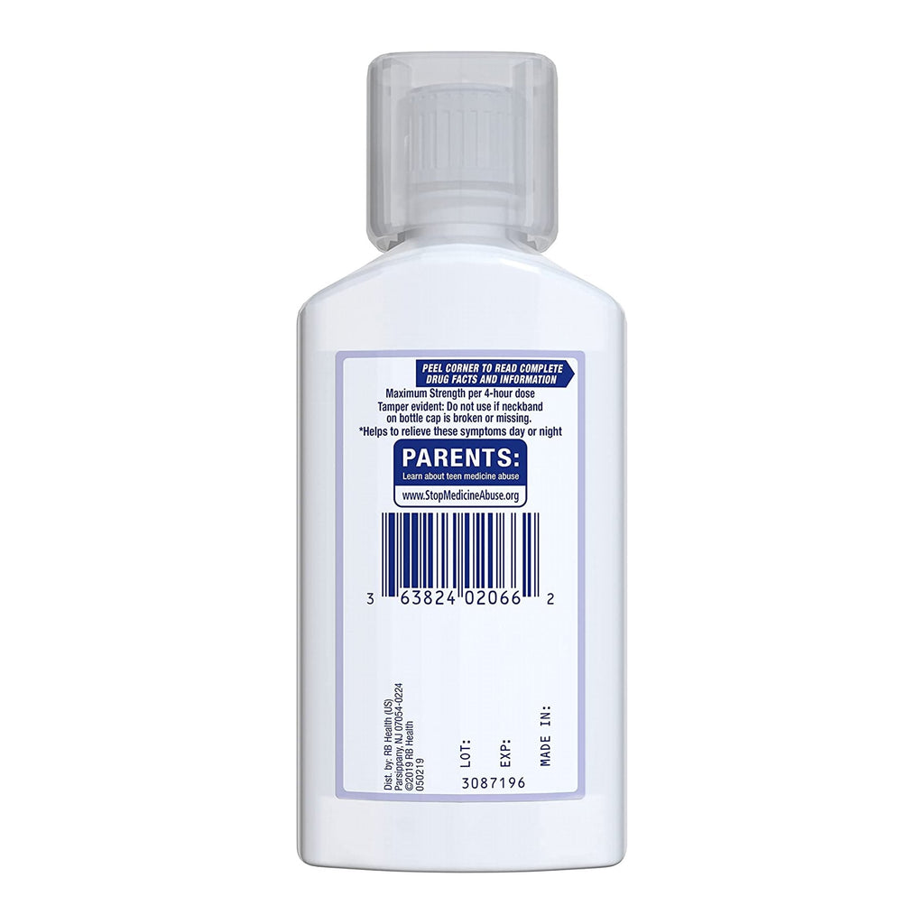 Mucinex® Fast-Max™ Cold & Flu Cold and Cough Relief, 6-ounce Bottle 63824054866