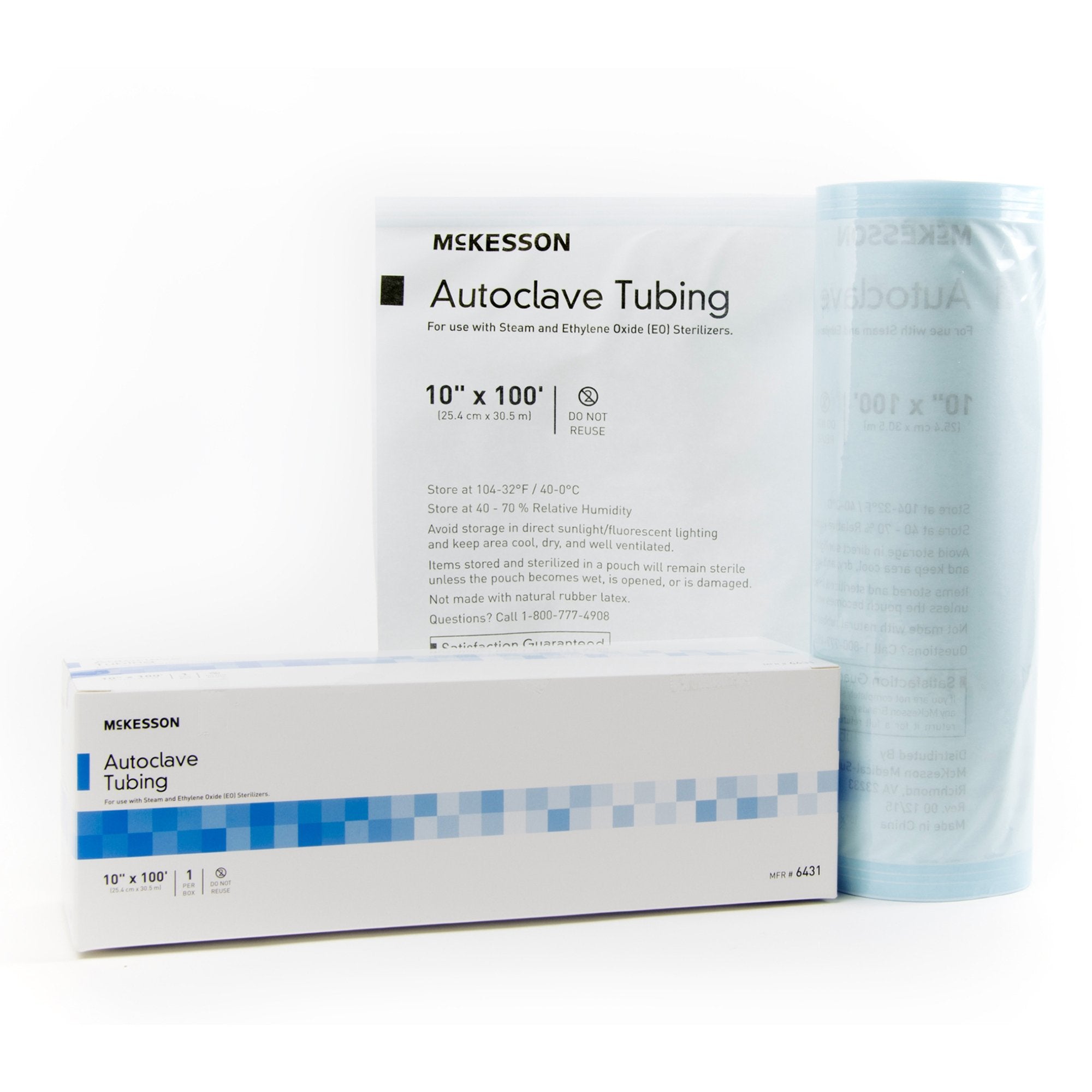 McKesson Sterilization Tubing for Steam and Ethylene Oxide (EO) Sterilizers 6431