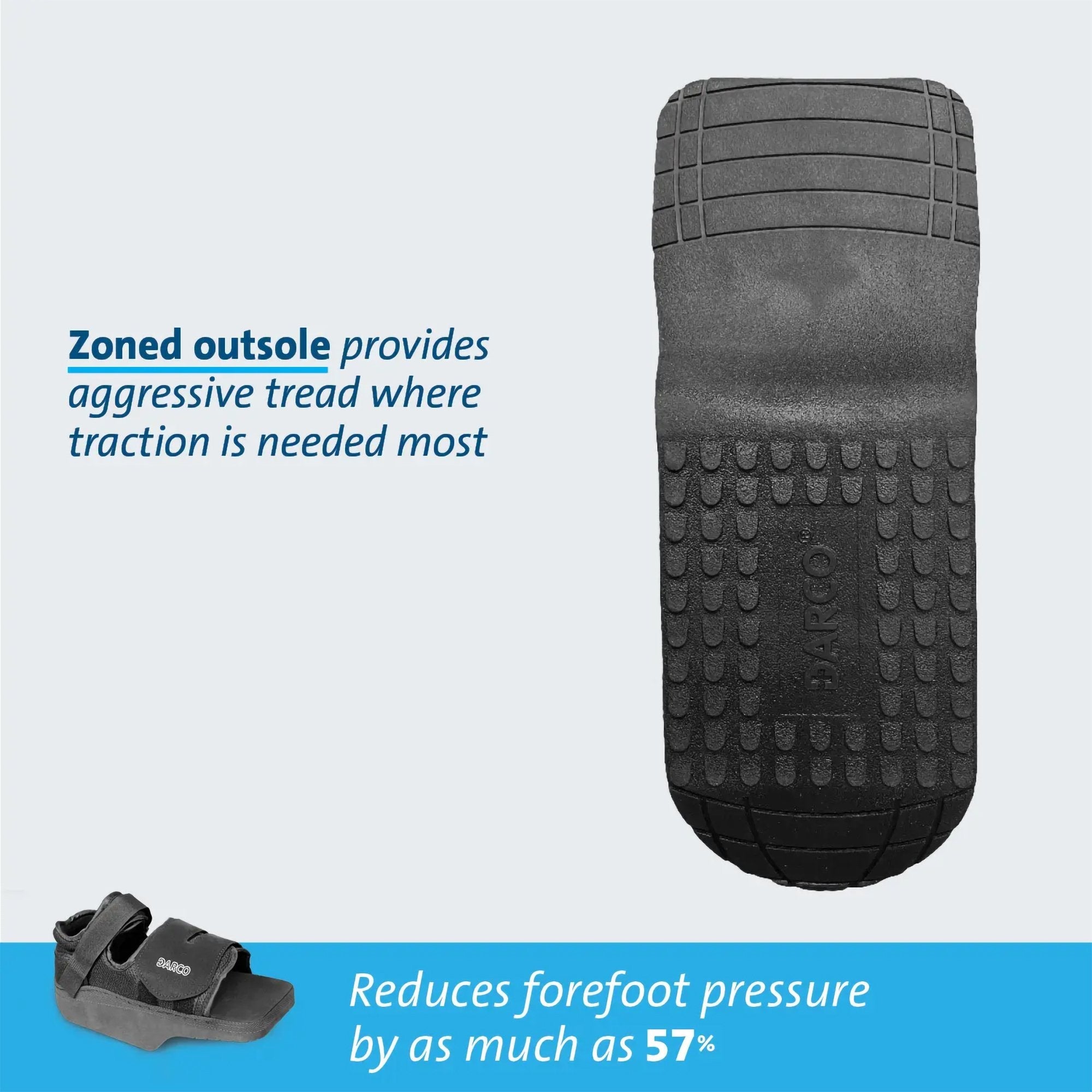Darco® OrthoWedge™ Post-Op Shoe, X-Large OQ4B