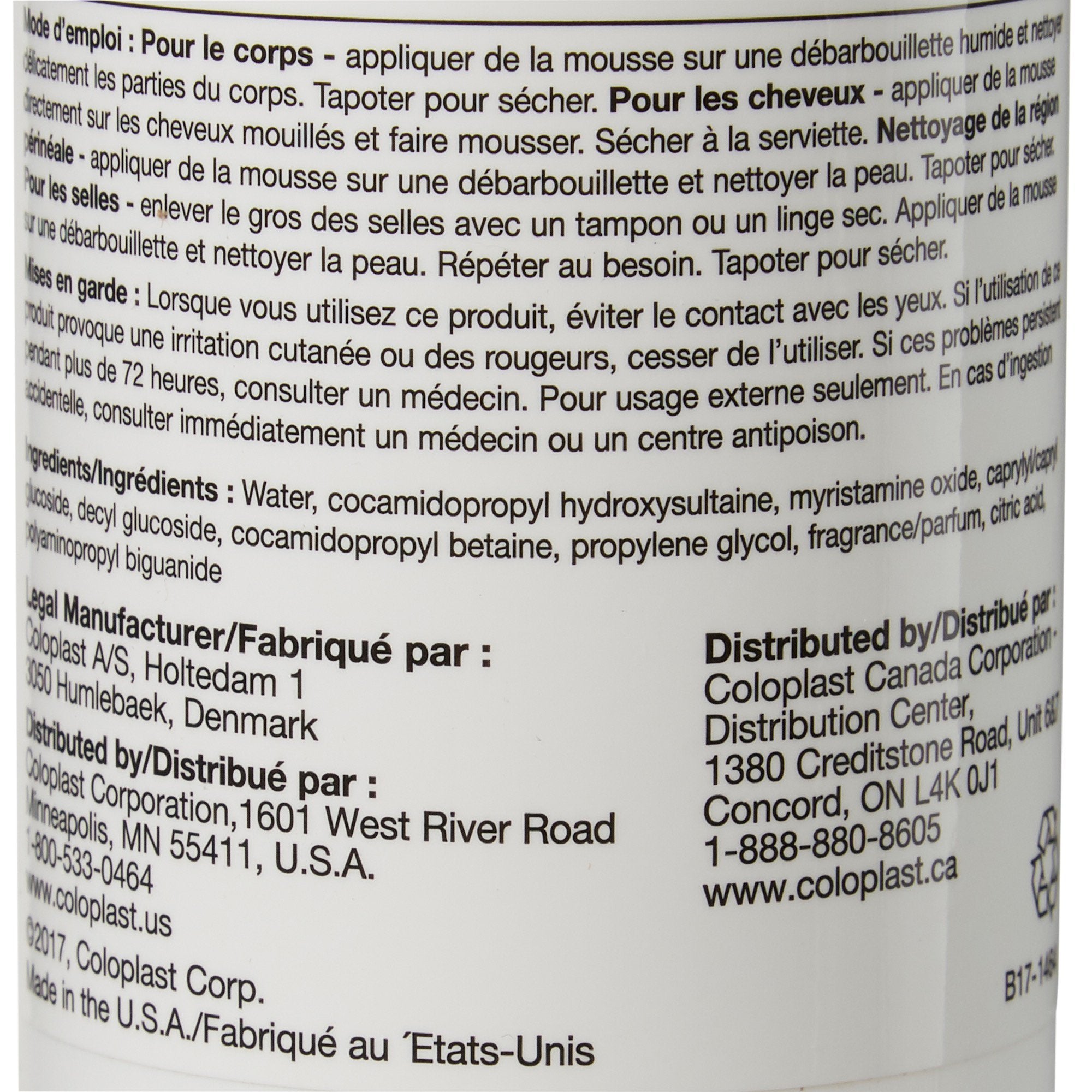 Bedside-Care® Foam Cleanser, Scented, Shampoo and Body Wash, 8.1-ounce bottle COI67145