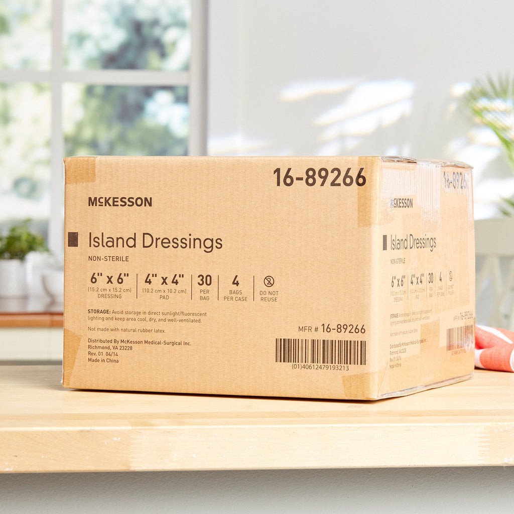 McKesson Adhesive Dressing, 6 x 6 Inch 16-89266