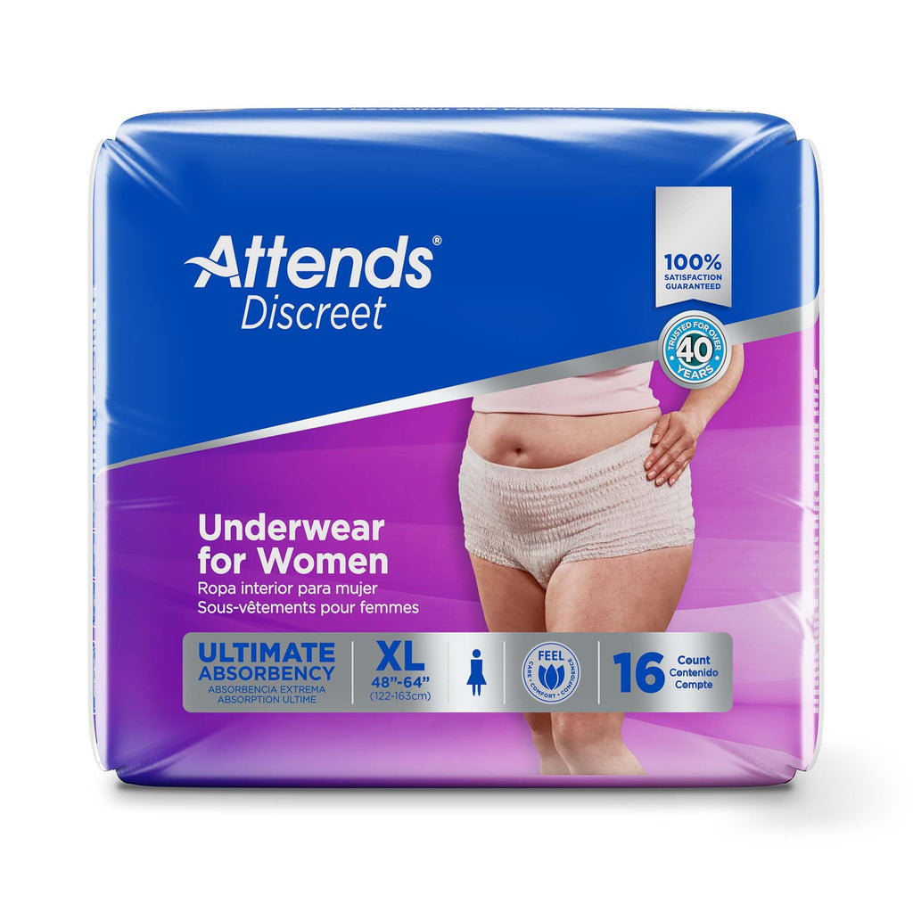 Attends® Discreet Women's Underwear, Level 5, X-Large ADUF40