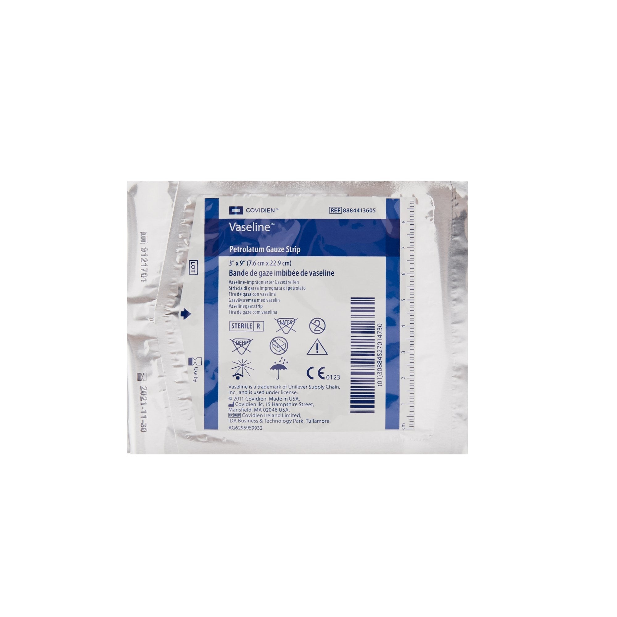 Vaseline™ Petrolatum Impregnated Dressing, 3 x 9 Inch 8884413605