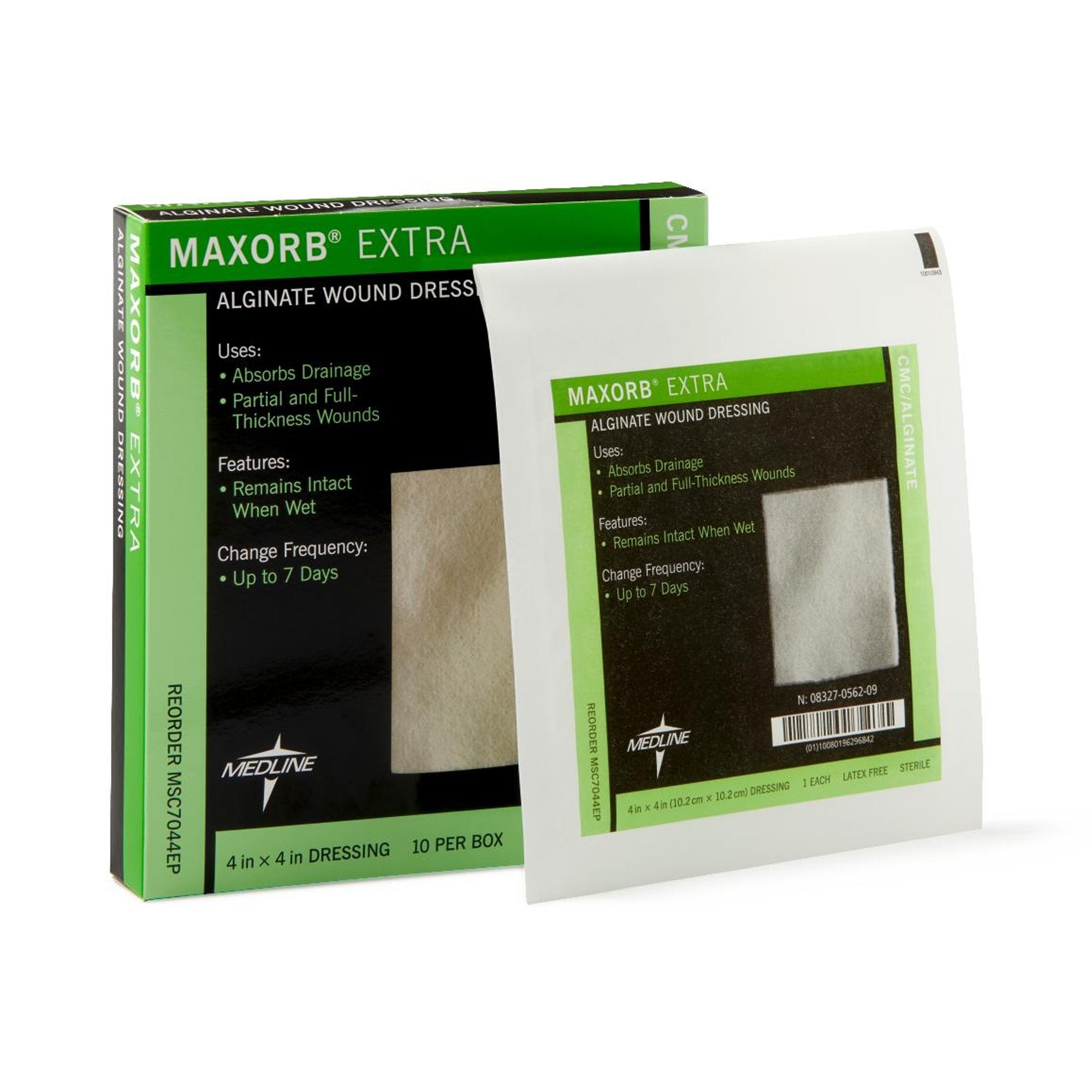 Maxorb® Extra Calcium Alginate Dressing, 4 x 4 Inch MSC7044EP