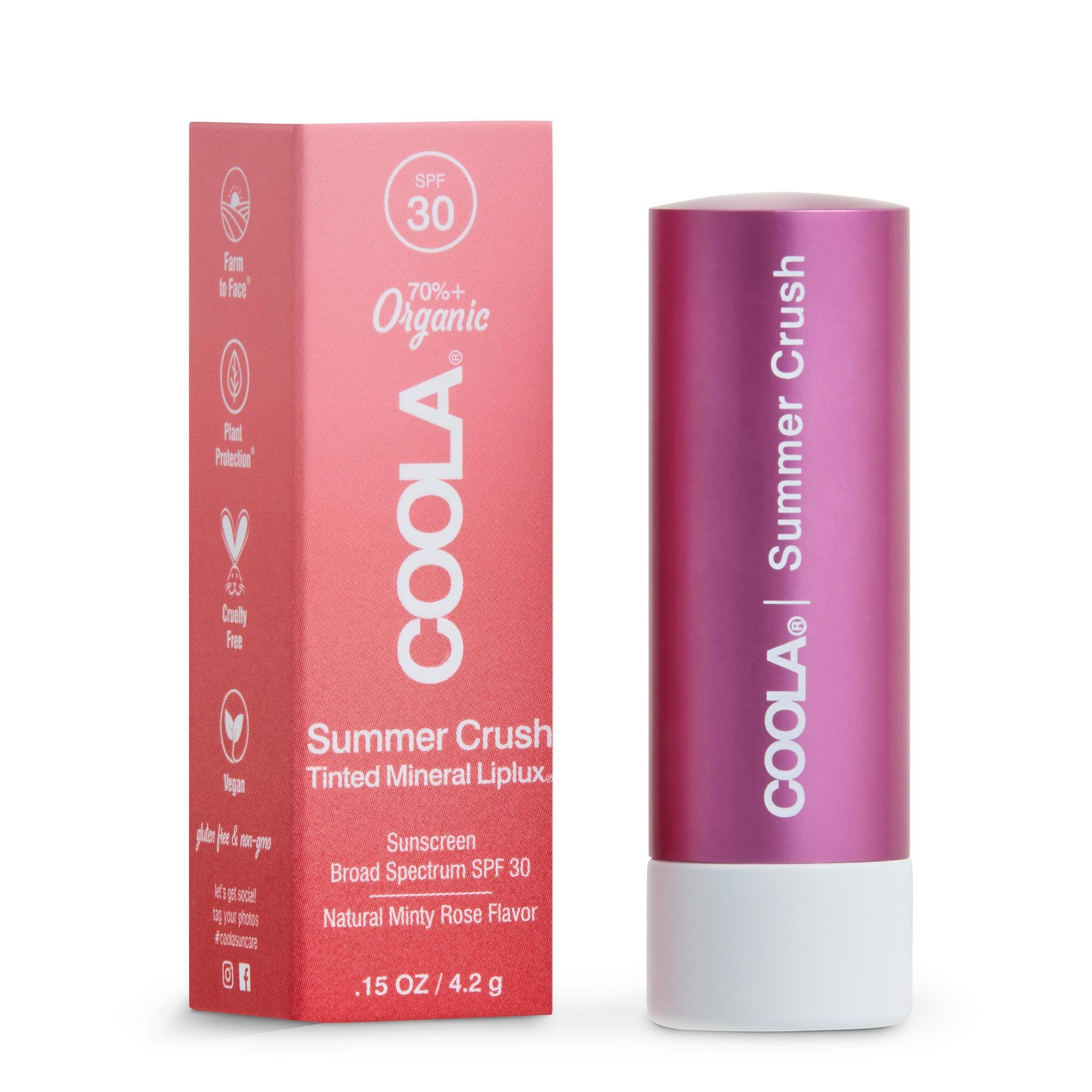 Mineral Liplux® Organic Lip Balm Sunscreen SPF 30, Summer Crush Tint CL10268