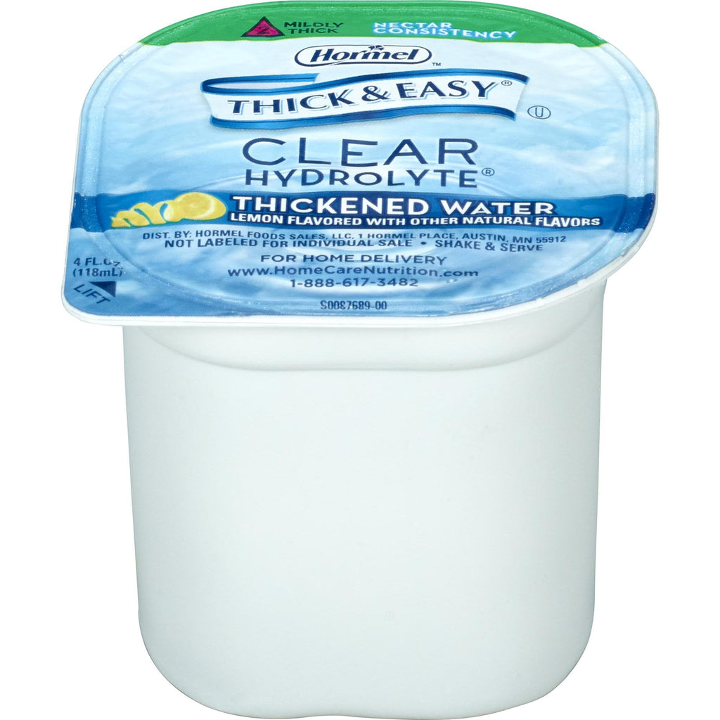 Thick & Easy® Hydrolyte® Nectar Consistency Lemon Thickened Water, 4-ounce Cup 23061