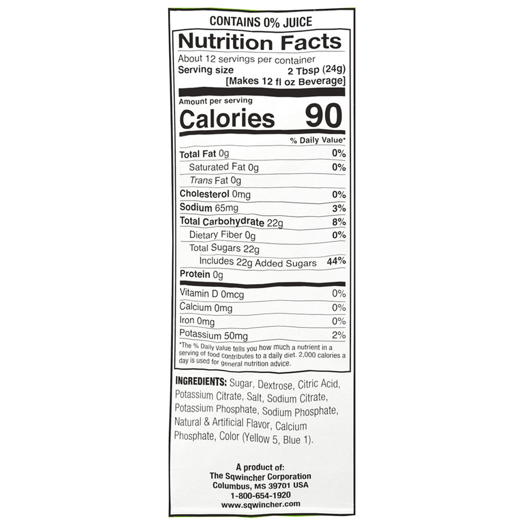 Sqwincher® Powder Pack® Lemon-Lime Electrolyte Replenishment Drink Mix 159016008