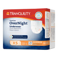 Tranquility Premium OverNight Disposable Absorbent Underwear, XS 2113
