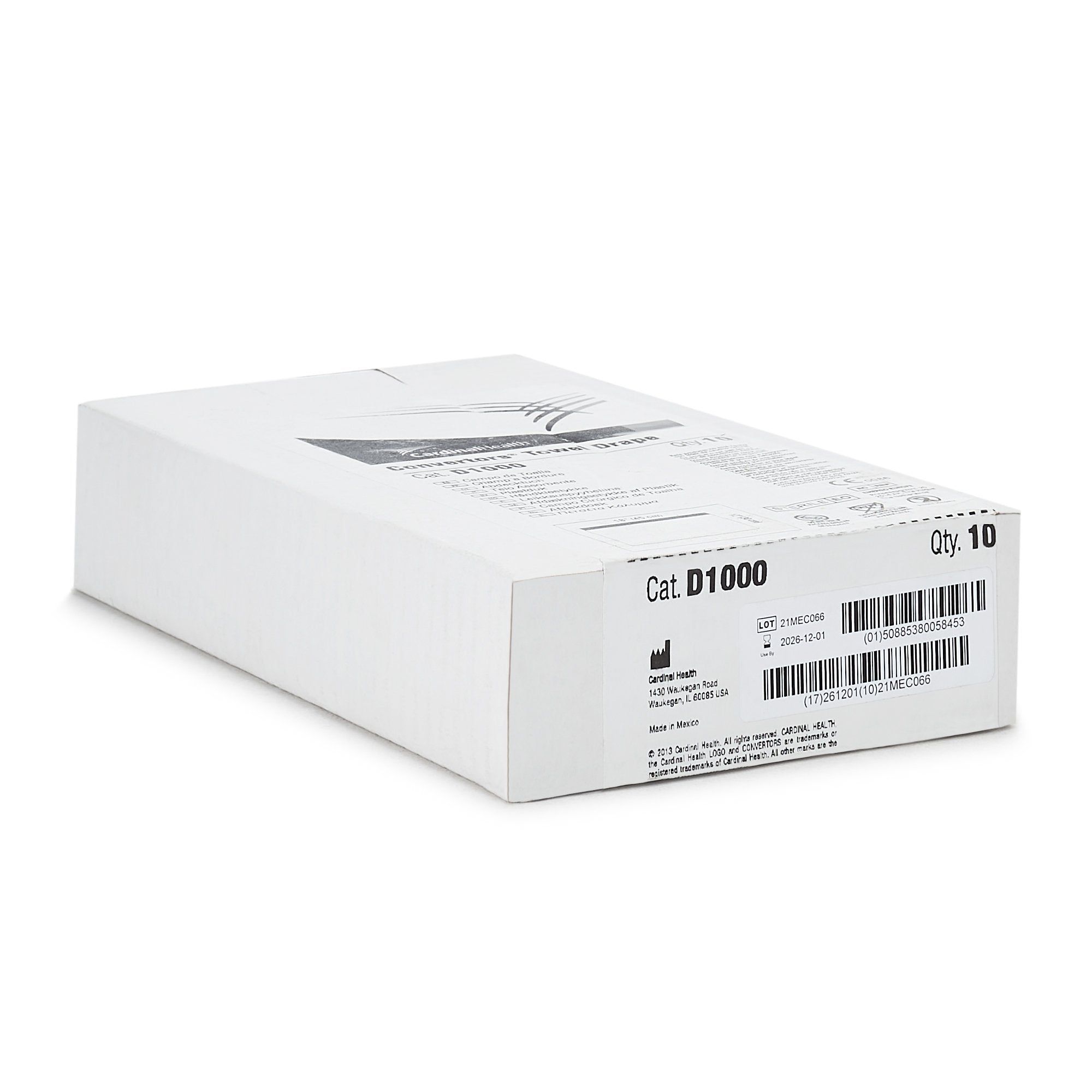 Cardinal Health™ Sterile Towel Drape, 18 x 12 Inch D1000
