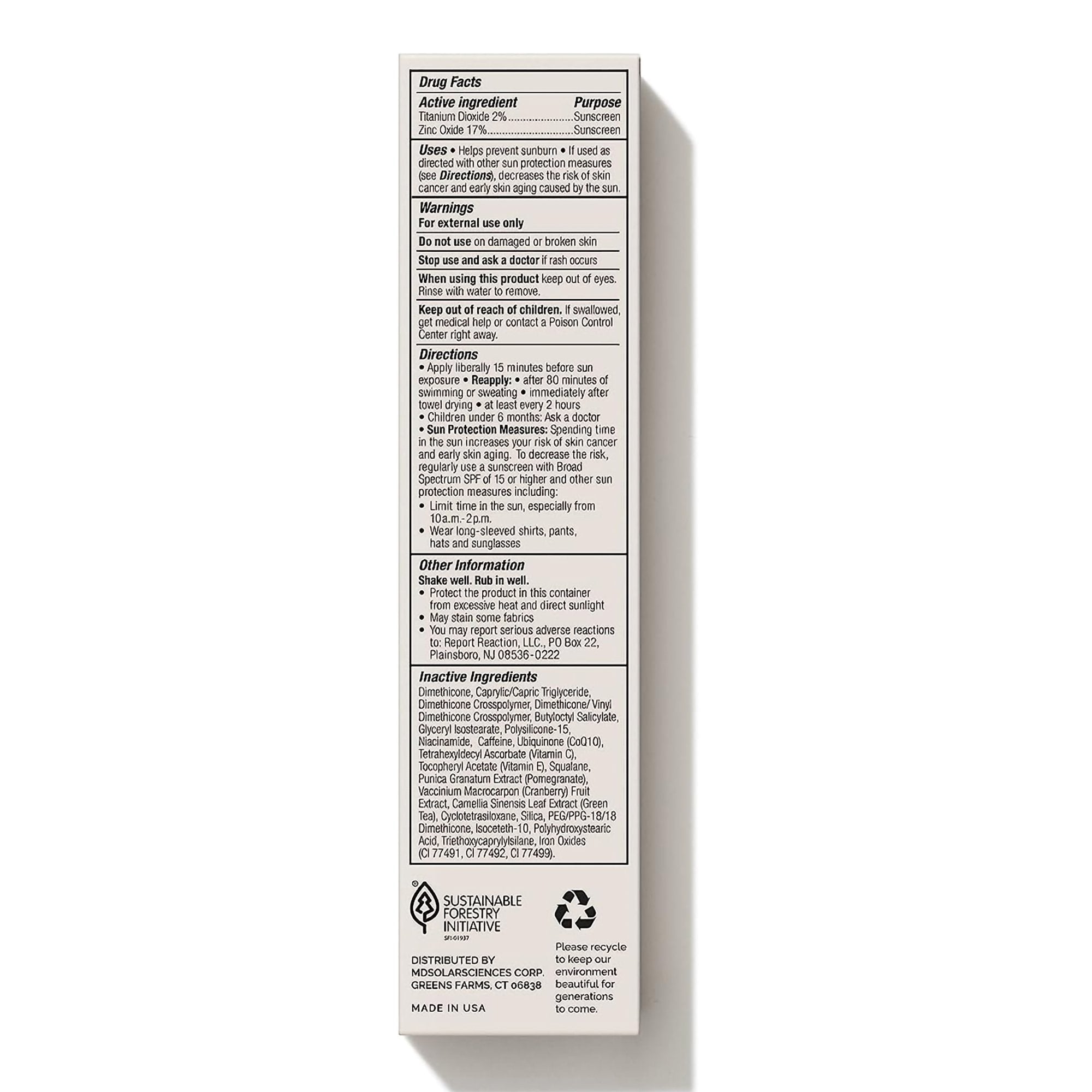 MDSolarsciences™ MD Mineral BB Crème SPF 50, Dark 149003