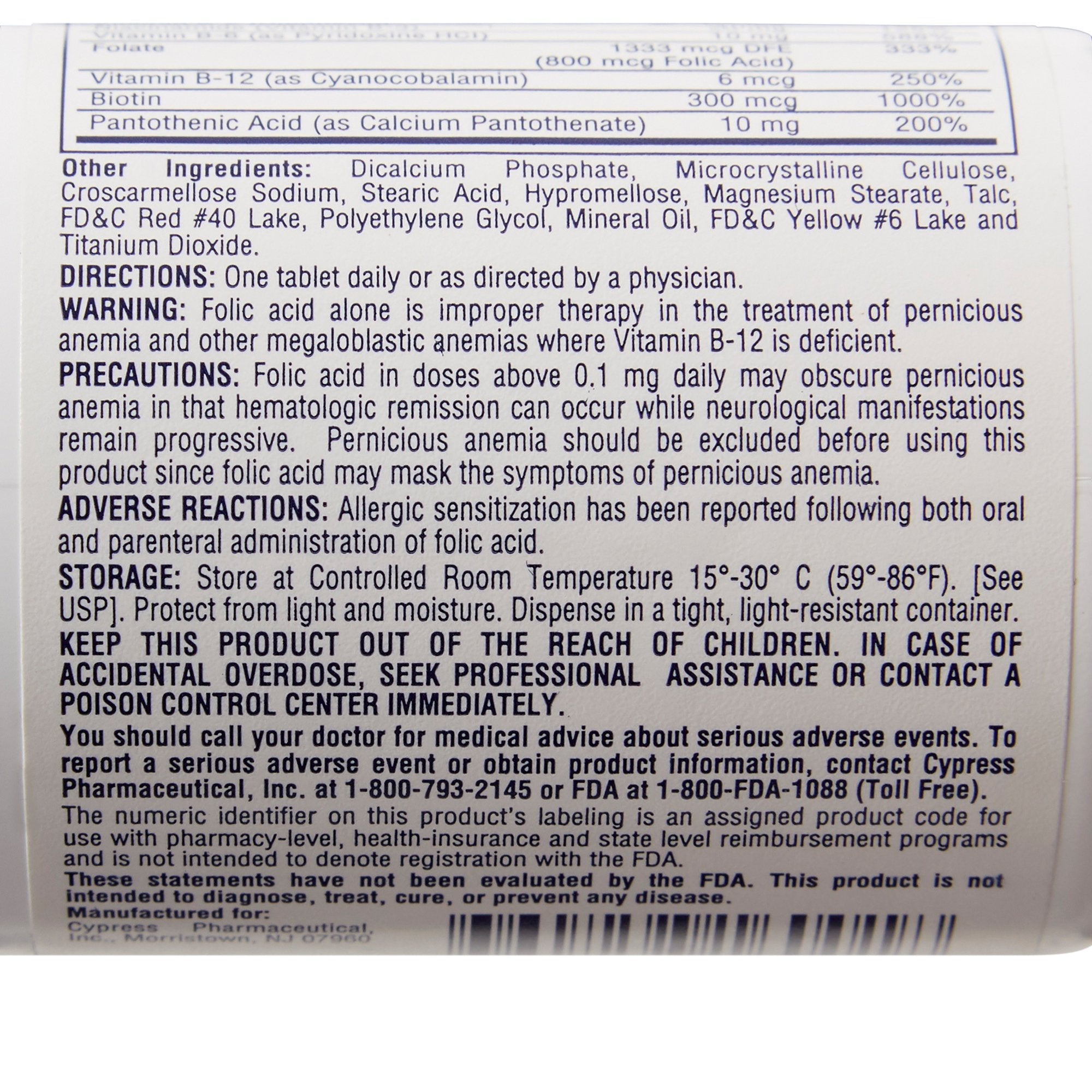 Rena-Vite Multivitamin Supplement 60258016001