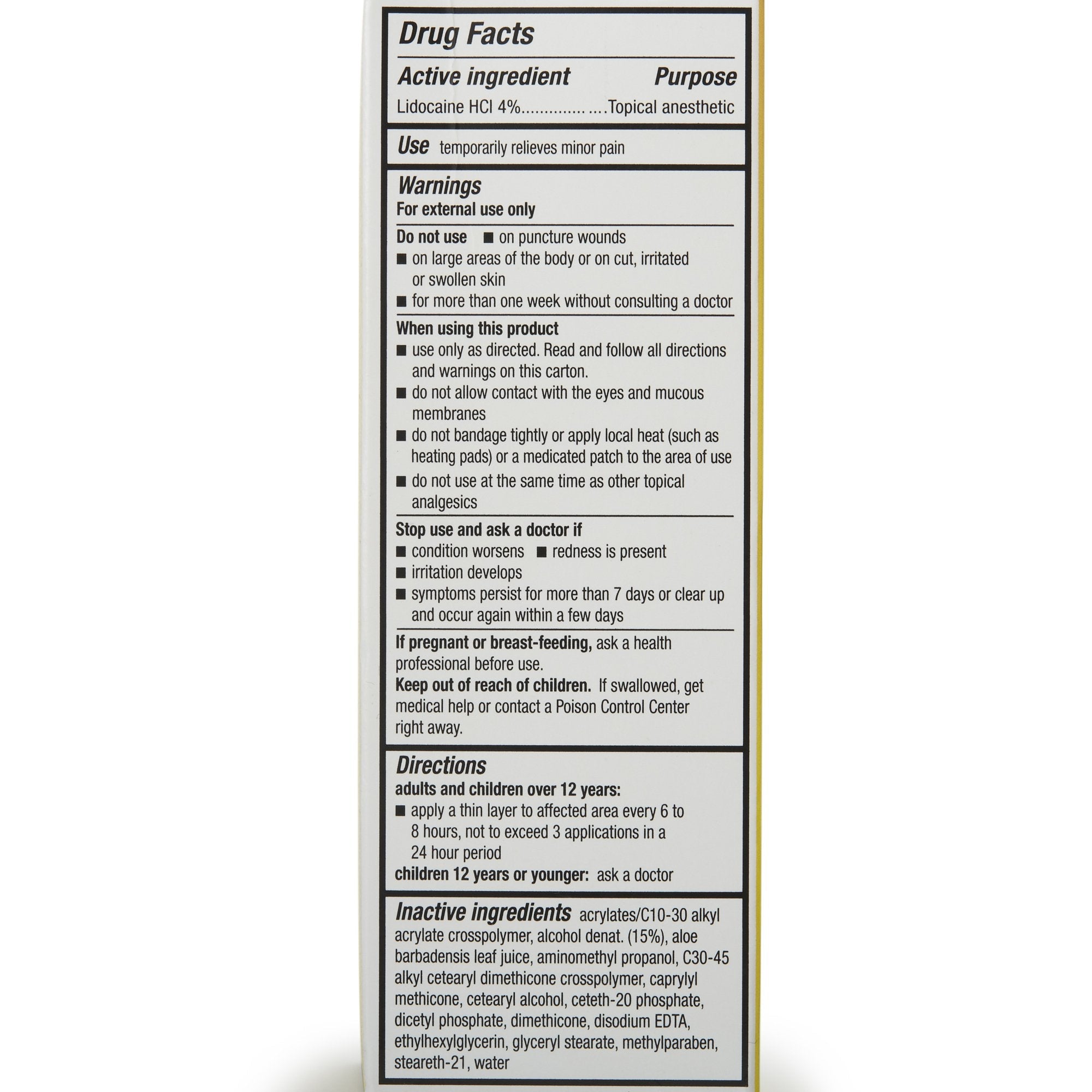 Aspercreme® Lidocaine Topical Pain Relief 04116705877