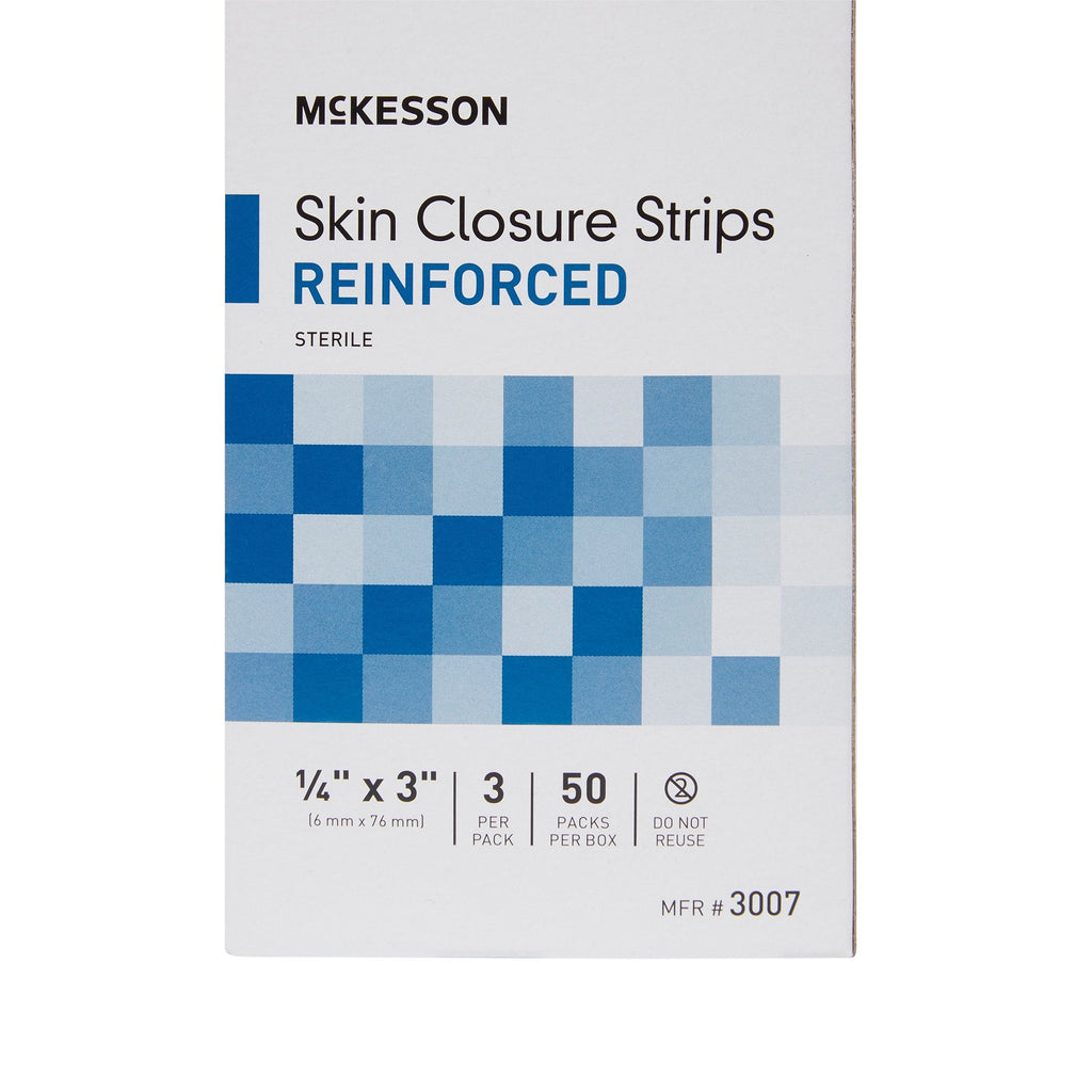 McKesson Skin Closure Strip, ¼ X 3 Inch 3007