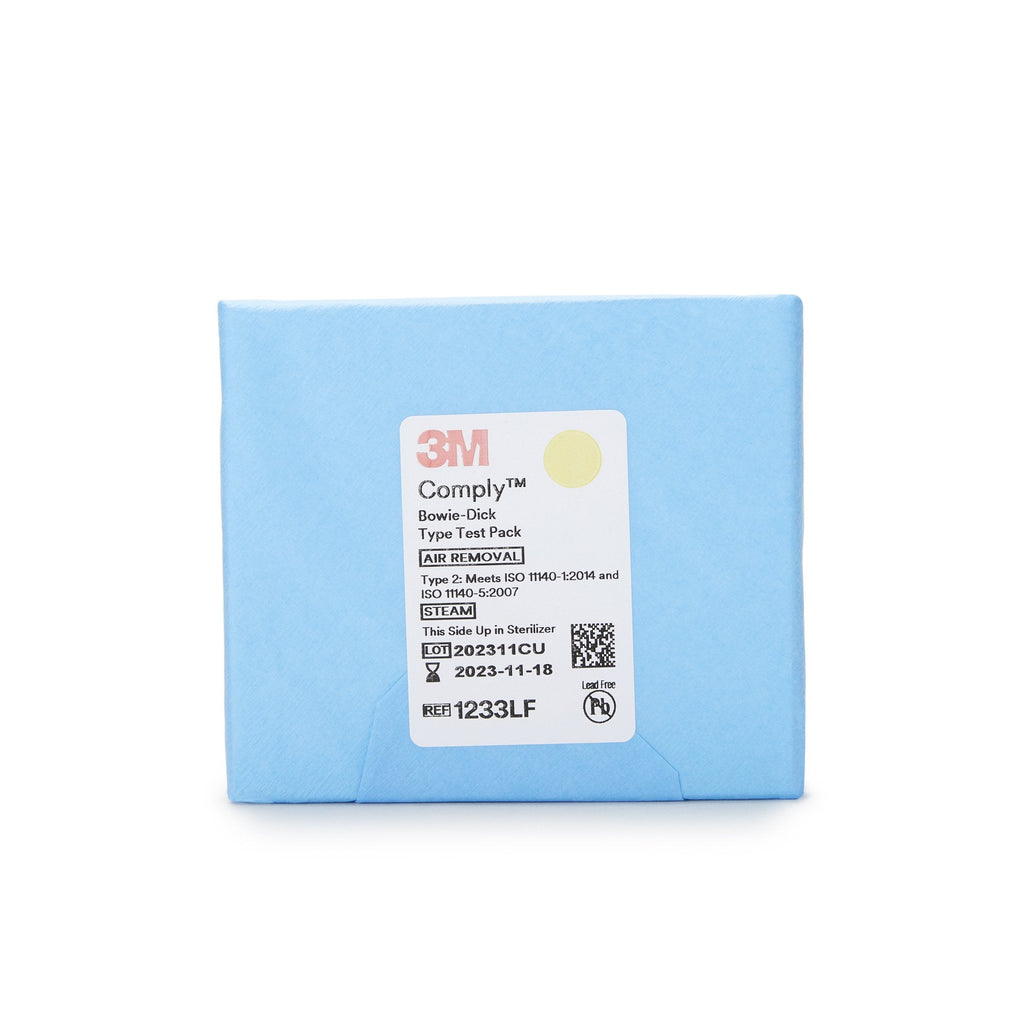 3M™ Comply™ Sterilization Bowie-Dick Test Pack, Type 2, Steam, 270° – 273° F 1233LF