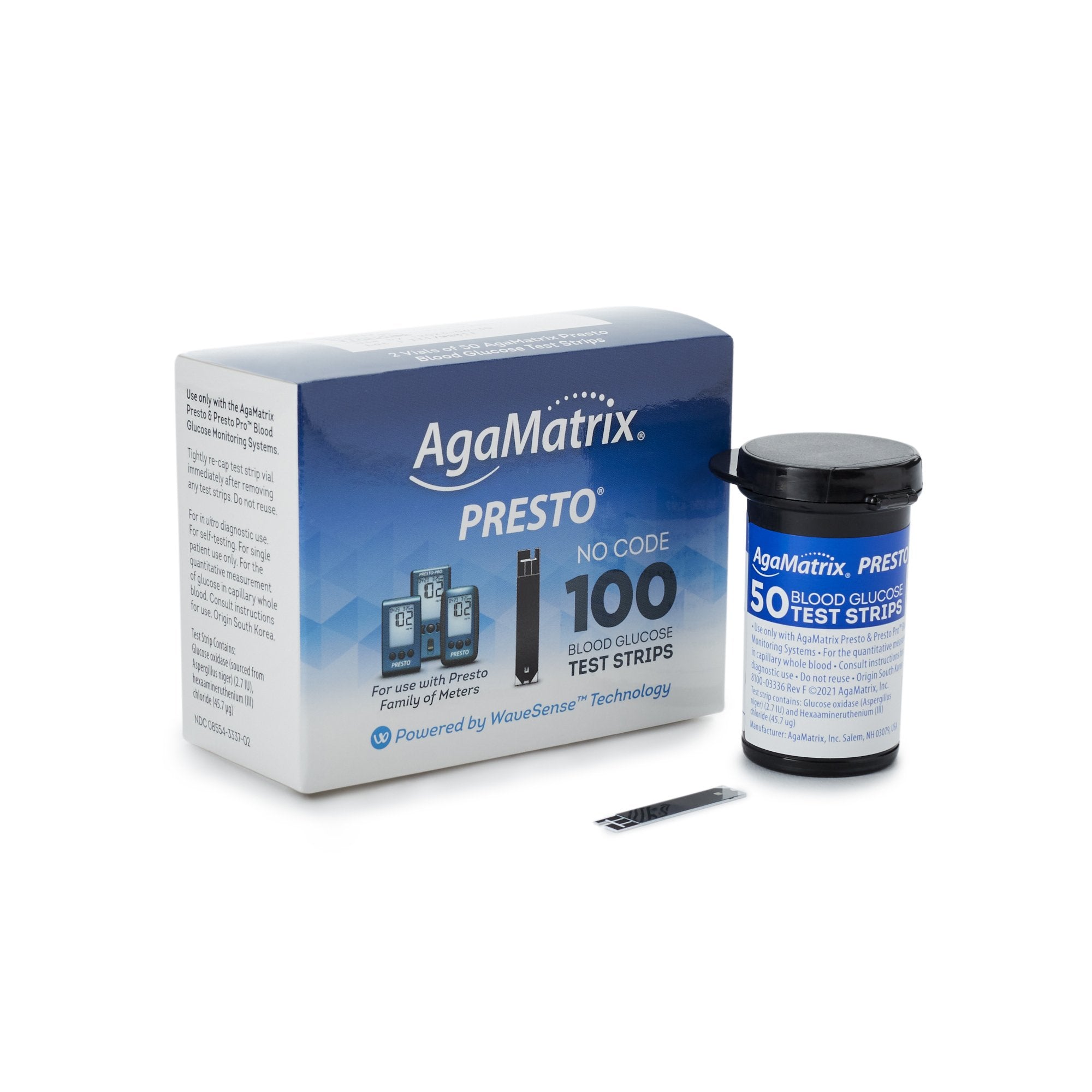 Wavesense® Presto® Blood Glucose Test Strips 8000-03337