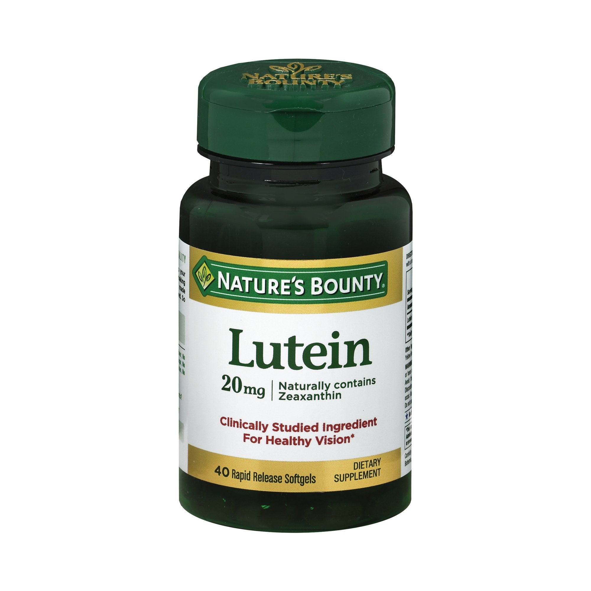 Nature's Bounty® Lutein Eye Vitamin Supplement 74312049026