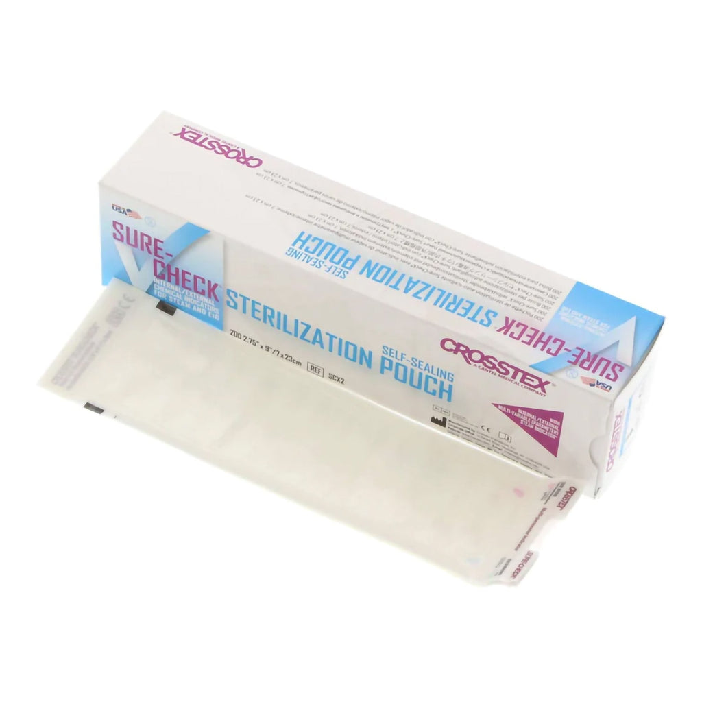 Sure-Check® Sterilization Pouch, 2¾ x 9 Inch SCX2