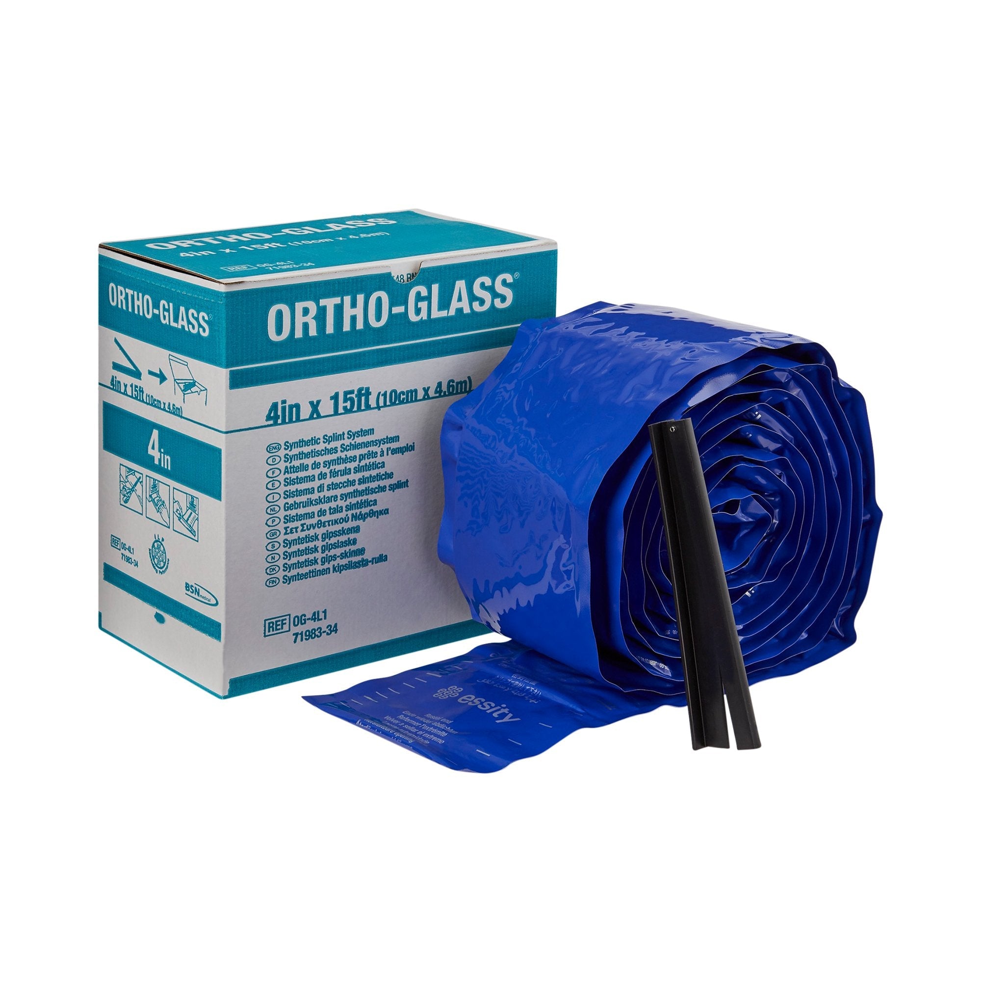 Ortho-Glass® Splint Roll, White, 4 Inch x 5 Yard OG-4L2