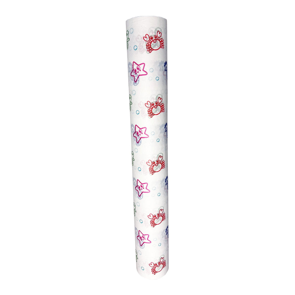 Table Paper McKesson 18 Inch Width 225 Foot Length Print (Sea Friends) Smooth 143-18225SS