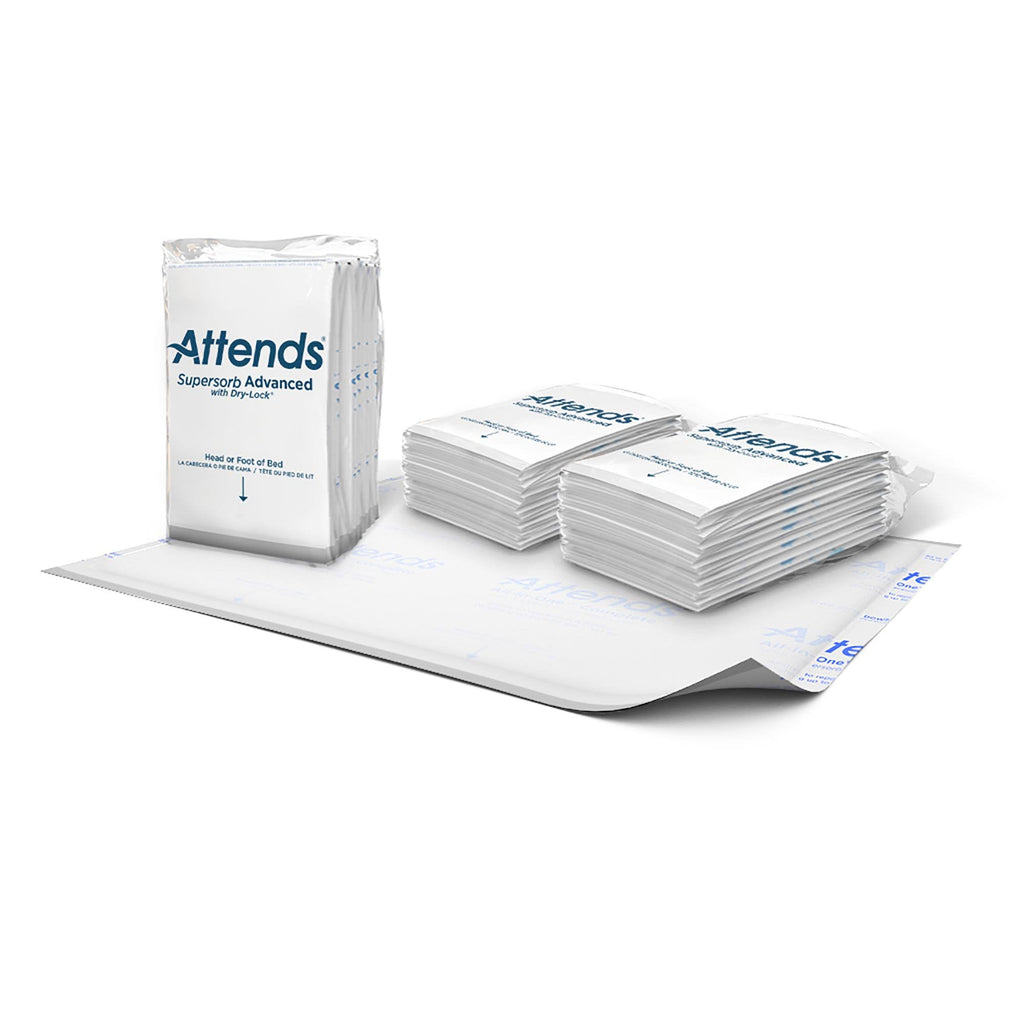 Attends® Supersorb Advanced Premium Underpad, 30 x 36 Inches ASB-3036