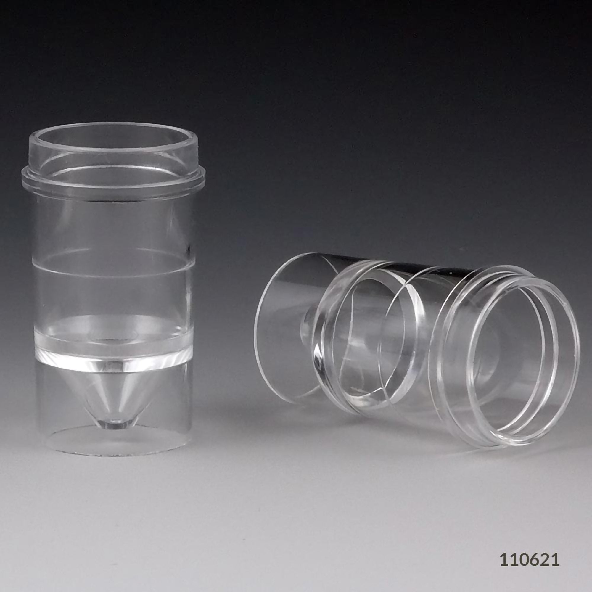 McKesson Sample Cup without Cap, 2 mL, Clear, 16 x 24 mm 177-110621