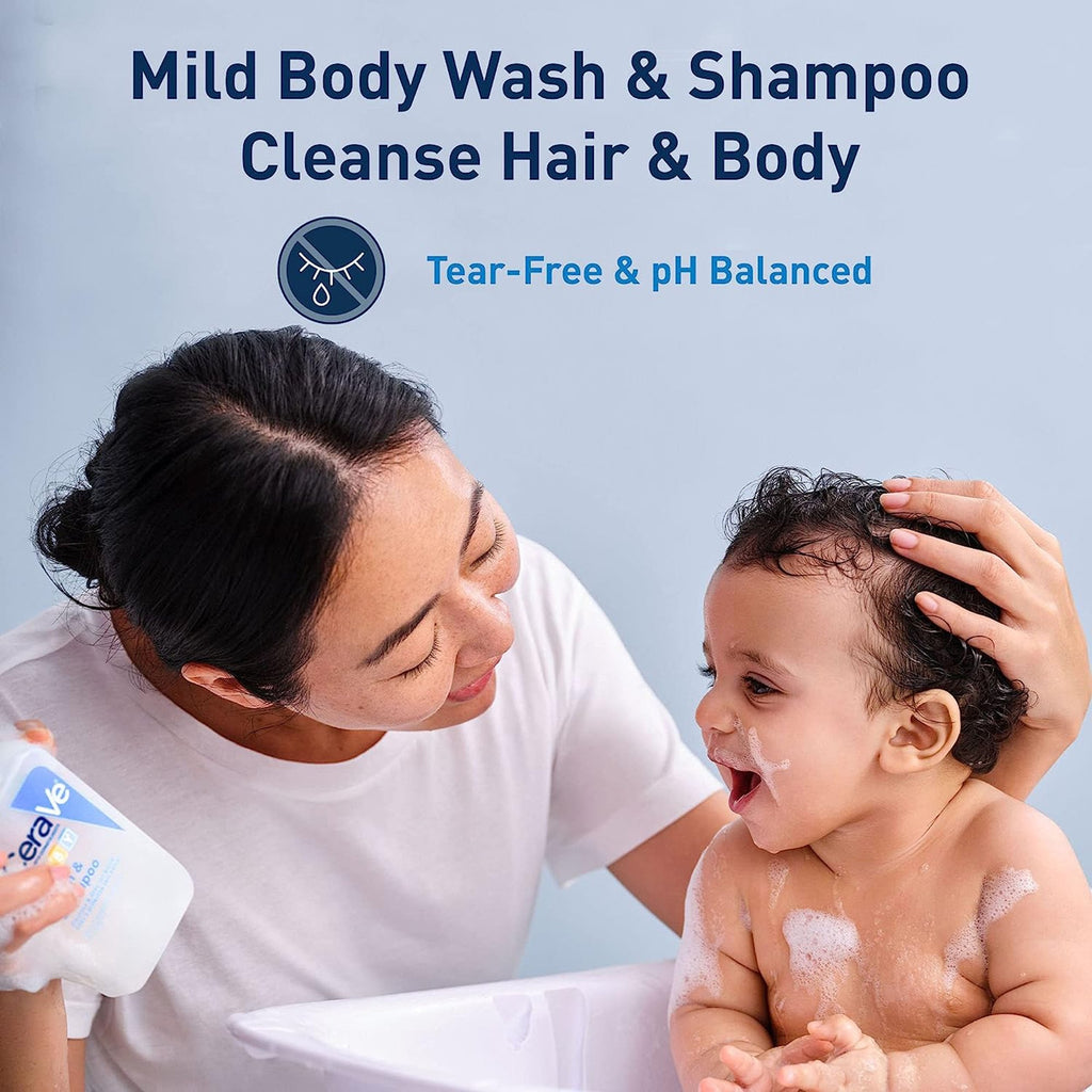 Baby Shampoo and Body Wash CeraVe® 8 oz. Pump Bottle Unscented 60600056019