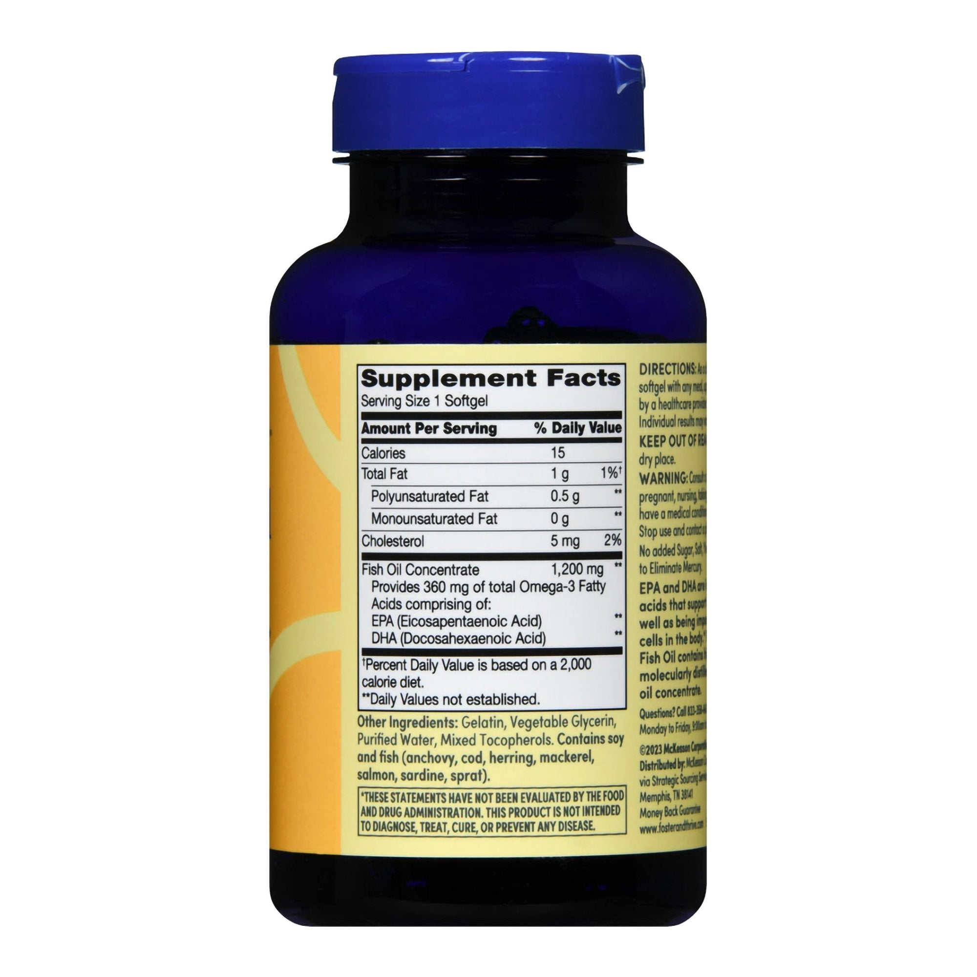 Foster & Thrive™ Fish Oil 1200 mg Softgels 01093995739