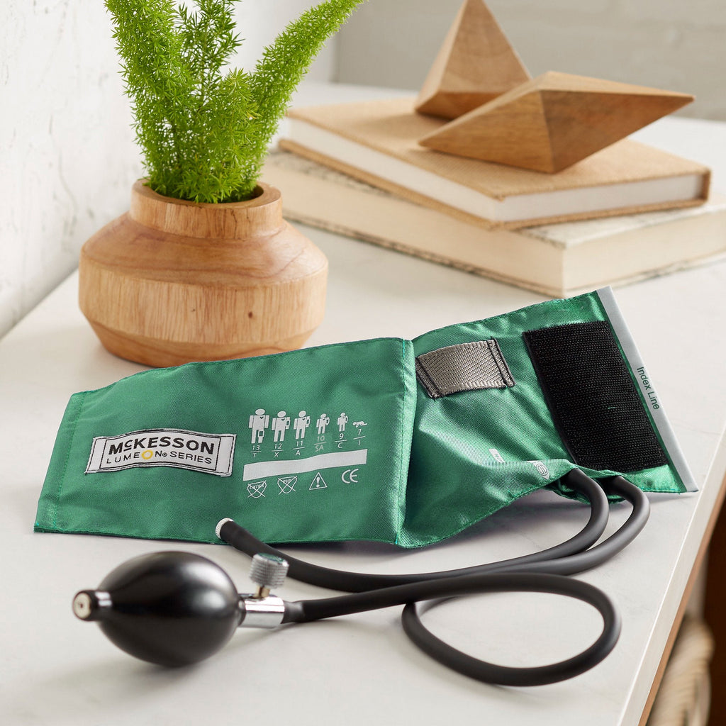 McKesson Lumeon™ Blood Pressure Cuff and Bulb, Small Cuff, 13.9 – 19.5 cm, Child 01-865-9CGRGM