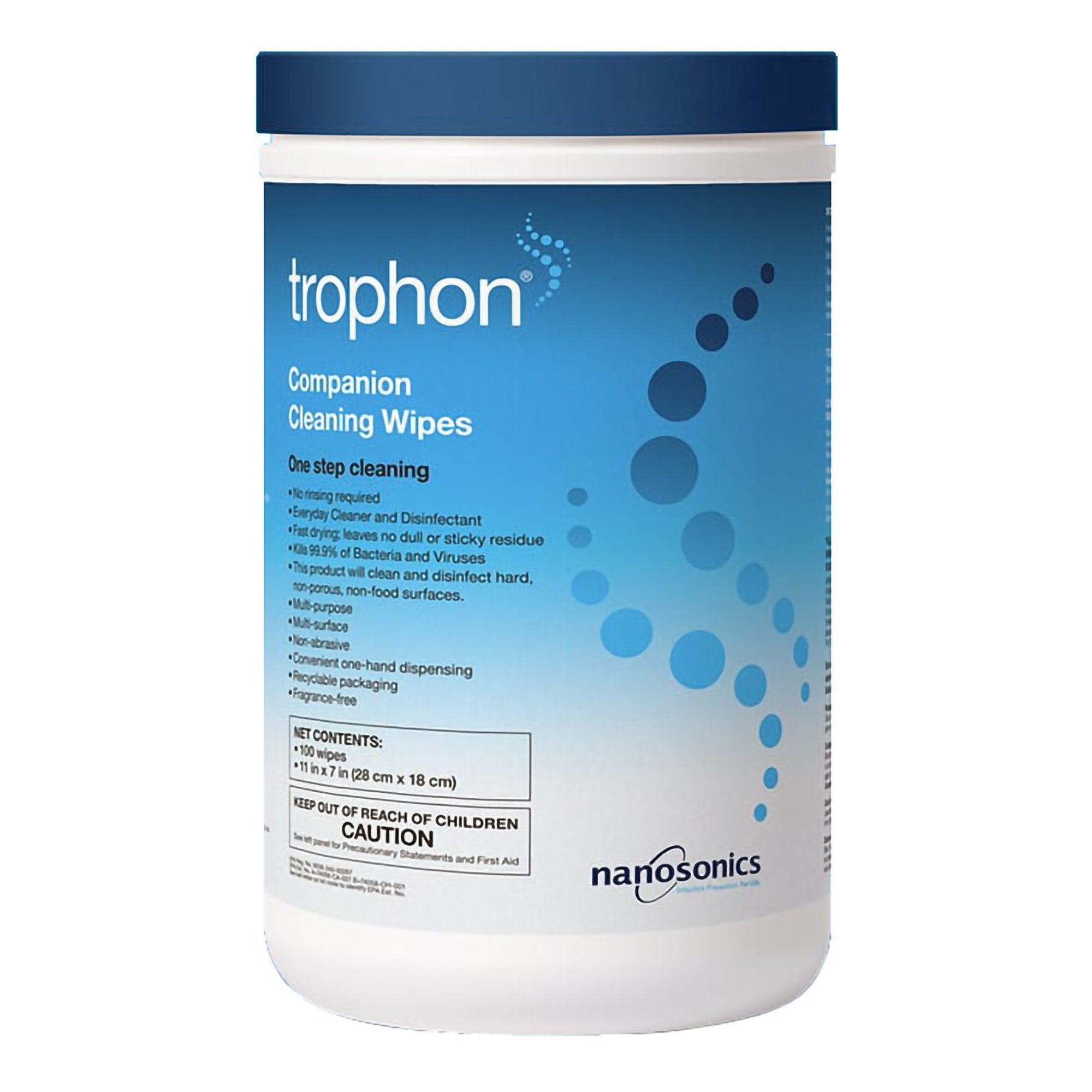 Cleaning Wipe trophon® 100 Count For trophon®2 Ultrasound Probe N00112-US