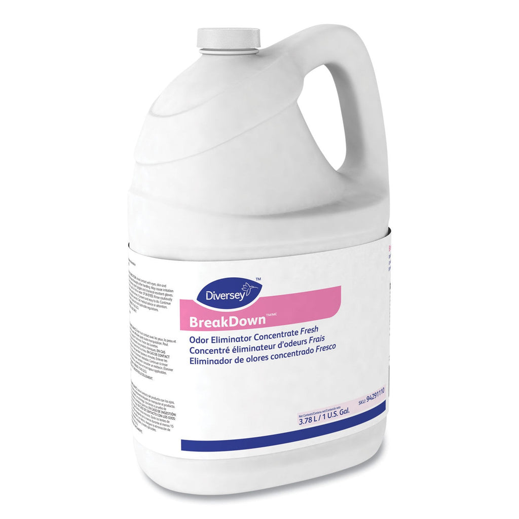 BreakDown™ Odor Eliminator and Cleaner Concentrate, Cherry Almond Scent, 1 gal. DVO94355110