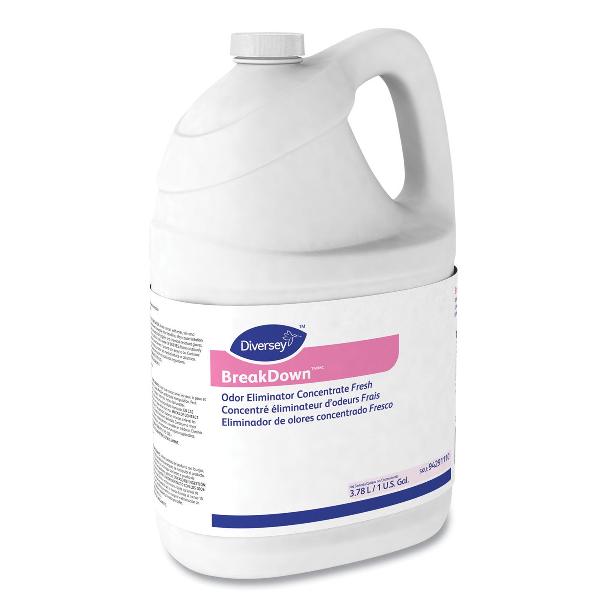 BreakDown™ Odor Eliminator and Cleaner Concentrate, Cherry Almond Scent, 1 gal. DVO94355110