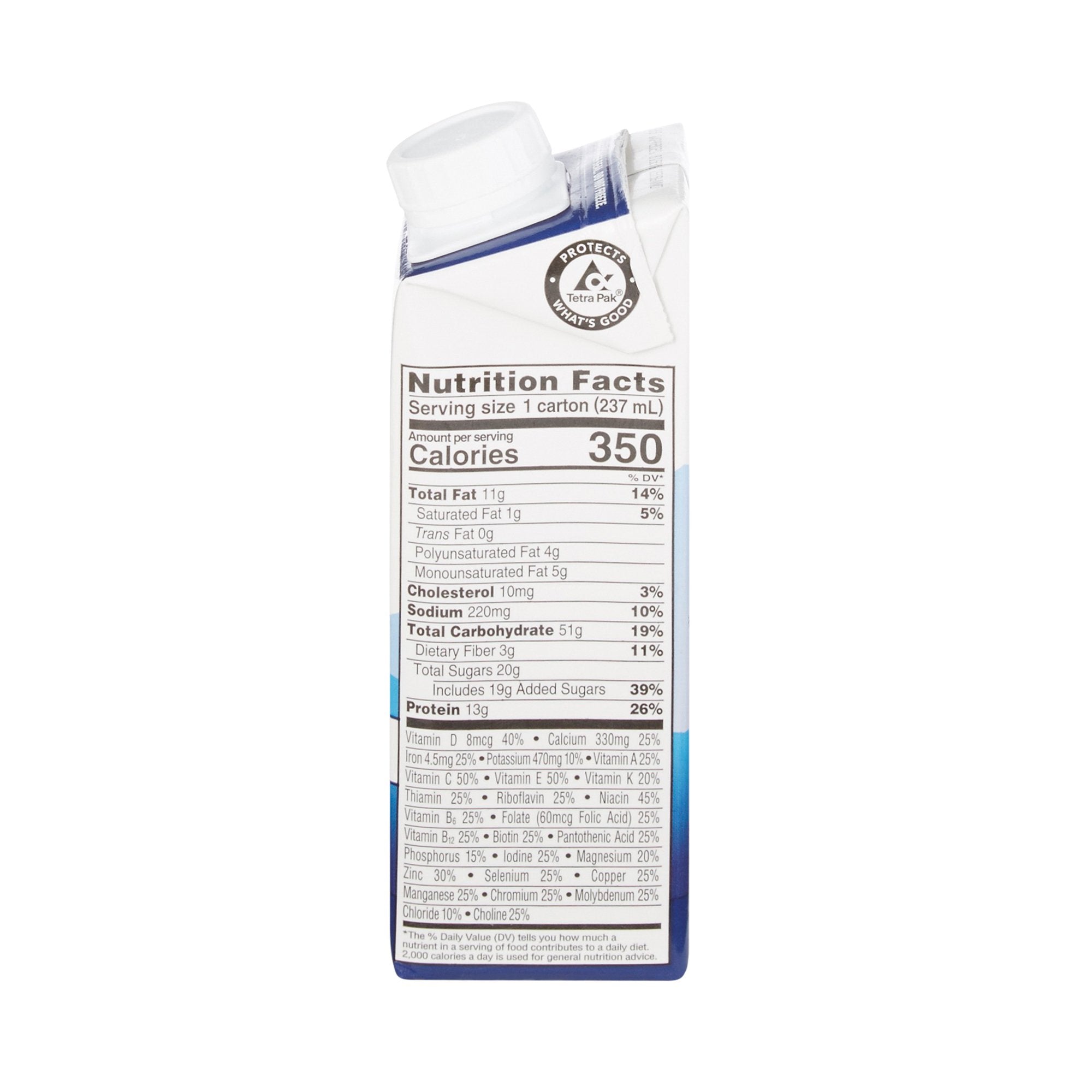 Ensure® Plus Therapeutic Nutrition, Vanilla, 8-ounce carton 64905