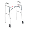 McKesson Junior Aluminum Folding Walker, 25 – 32¼ Inch Height 146-10211-1