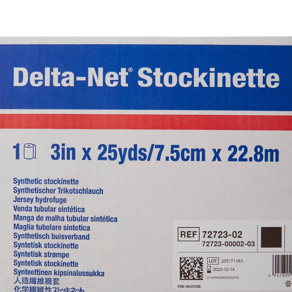 Delta-Net® Black Synthetic Compression Stockinette, 3 Inch x 25 Yard 7272302