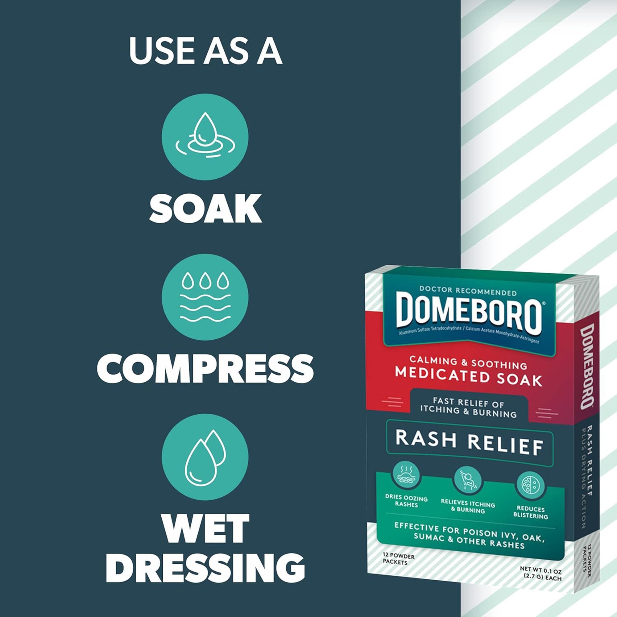 Domeboro® Aluminum Acetate Rash Relief 85707400177