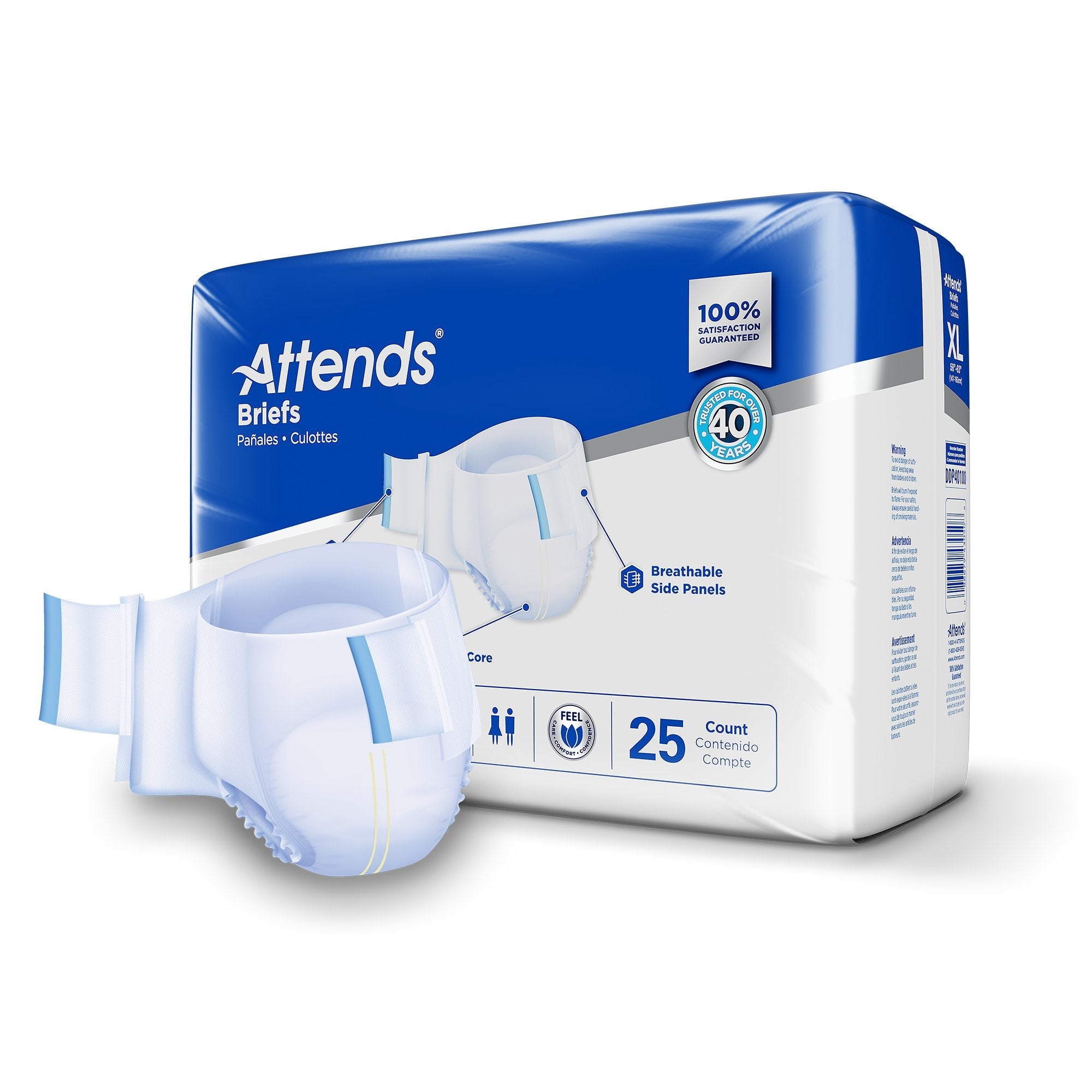 Attends® Extra Heavy Absorbency Briefs, X-Large DDP40100