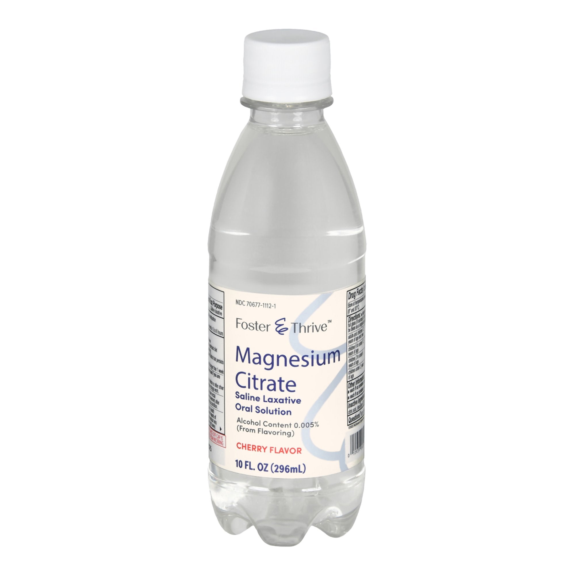 Foster & Thrive™ Magnesium Citrate Saline Laxative Oral Solution Cherry, 10 oz. 70677111201