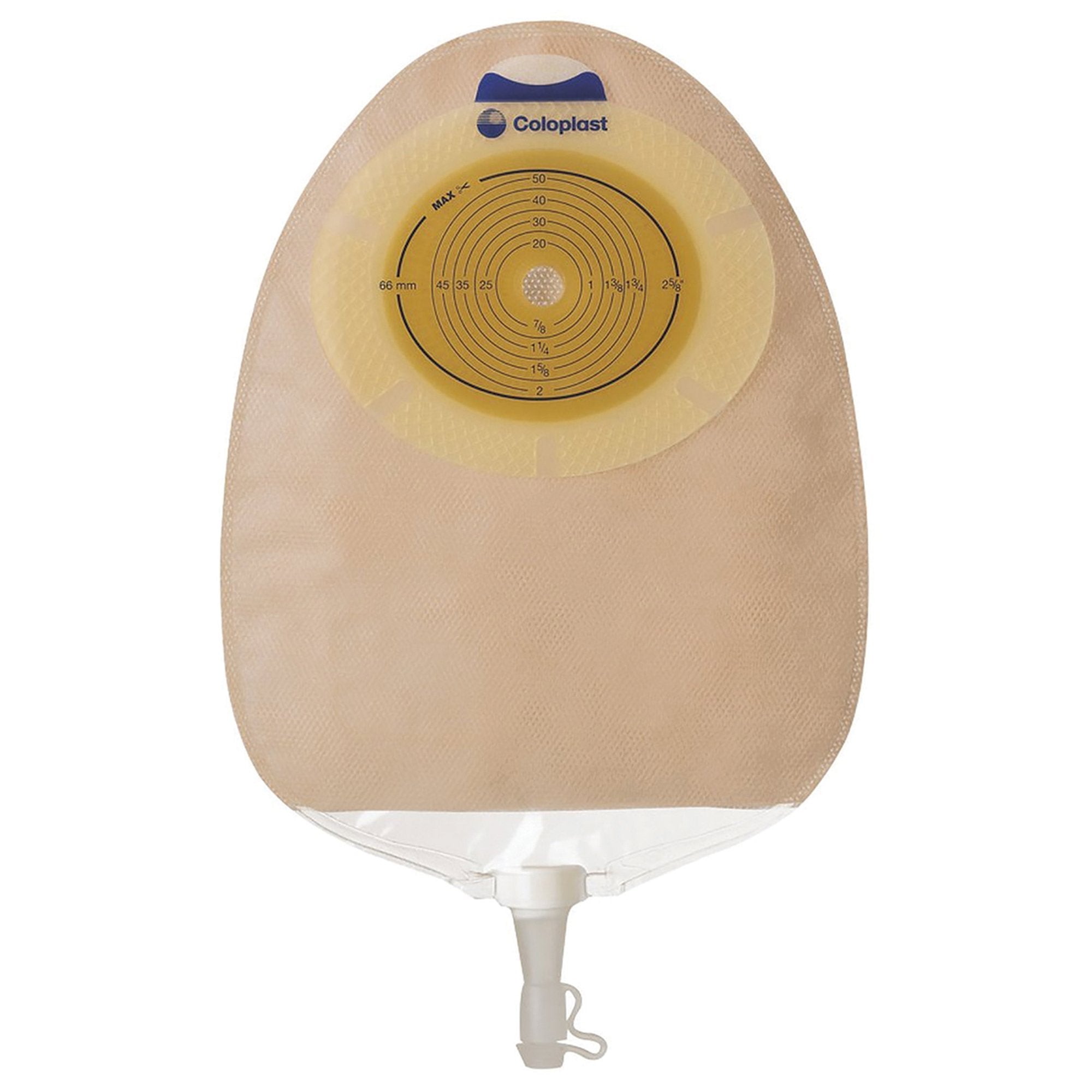 SenSura® 1-Piece Transparent Urostomy Pouch, Trim to fit 10 – 76 mm Stomas 11804