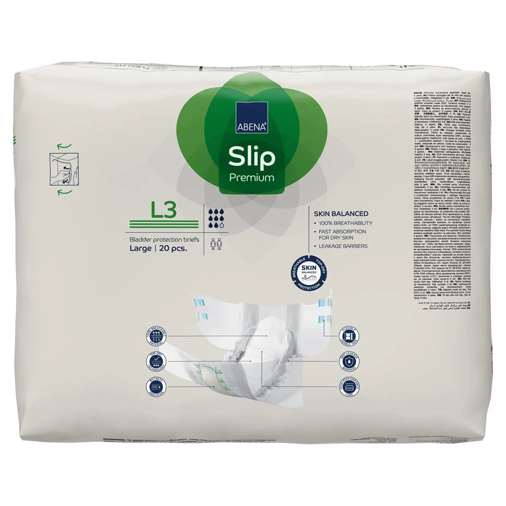 Abena® Slip Premium L3 Incontinence Brief, Large 1000021291