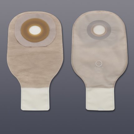 Premier™ Flextend™ 1-Piece Transparent Ostomy Pouch, Pre-cut to Fit 51 mm Stomas 8634