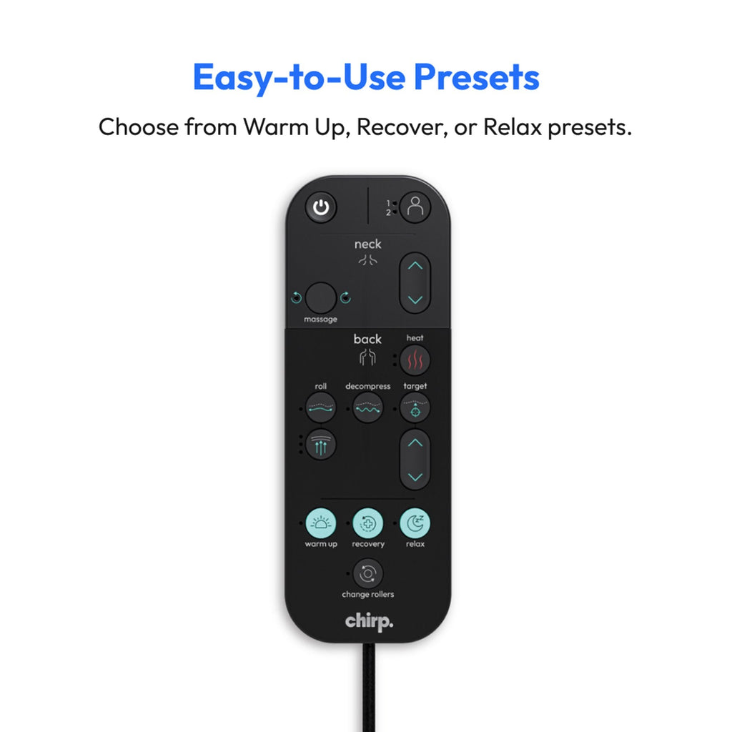 Chirp Decompression and Massage Table 22-2/5 W X 43-3/10 L Inch 7-1/5 Inch Height 400 lbs. Weight Capacity R-RTB-1-BK-B