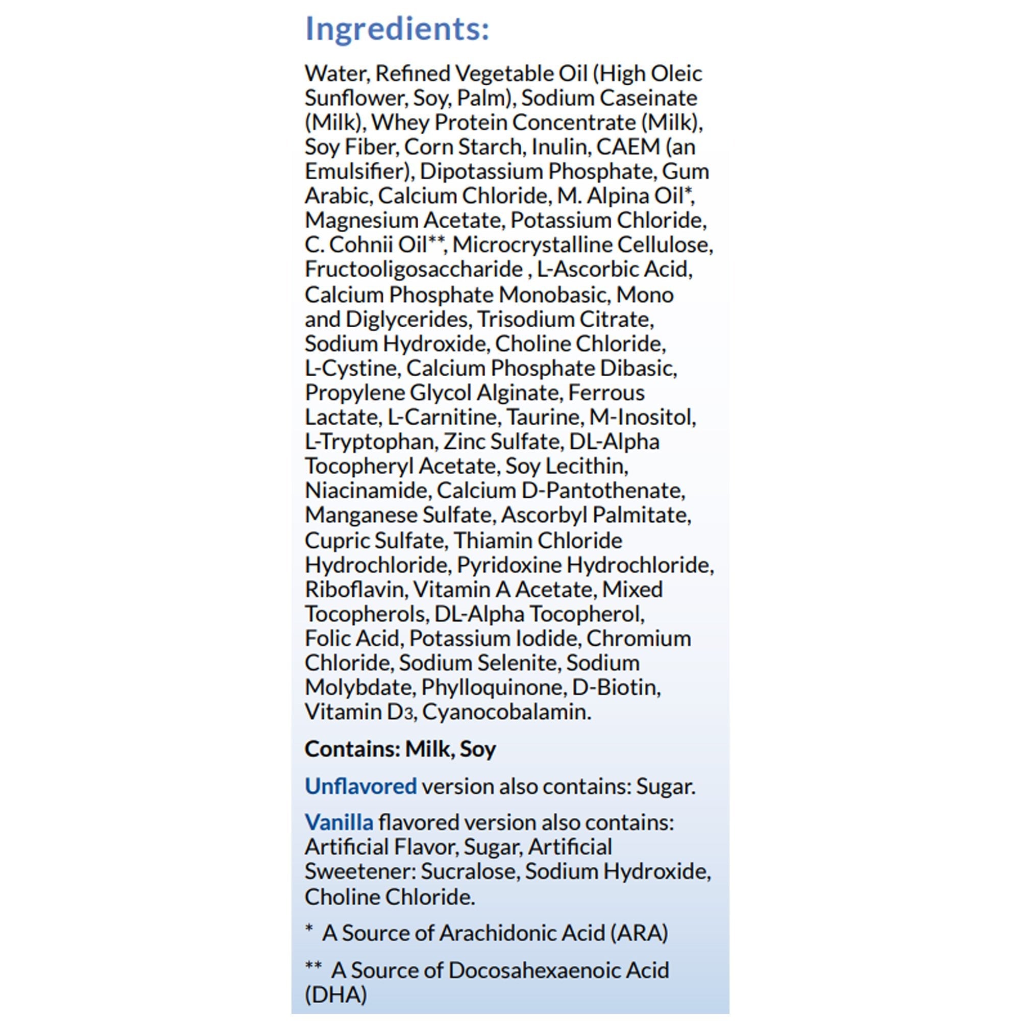 KetoCal® 4:1 LQ Multi Fiber Formula, Dietary Management of Intractable Epilepsy 113357
