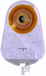 Assura® Deep Convex 1-Piece Transparent Urostomy Pouch, 15mm Stomas 12991