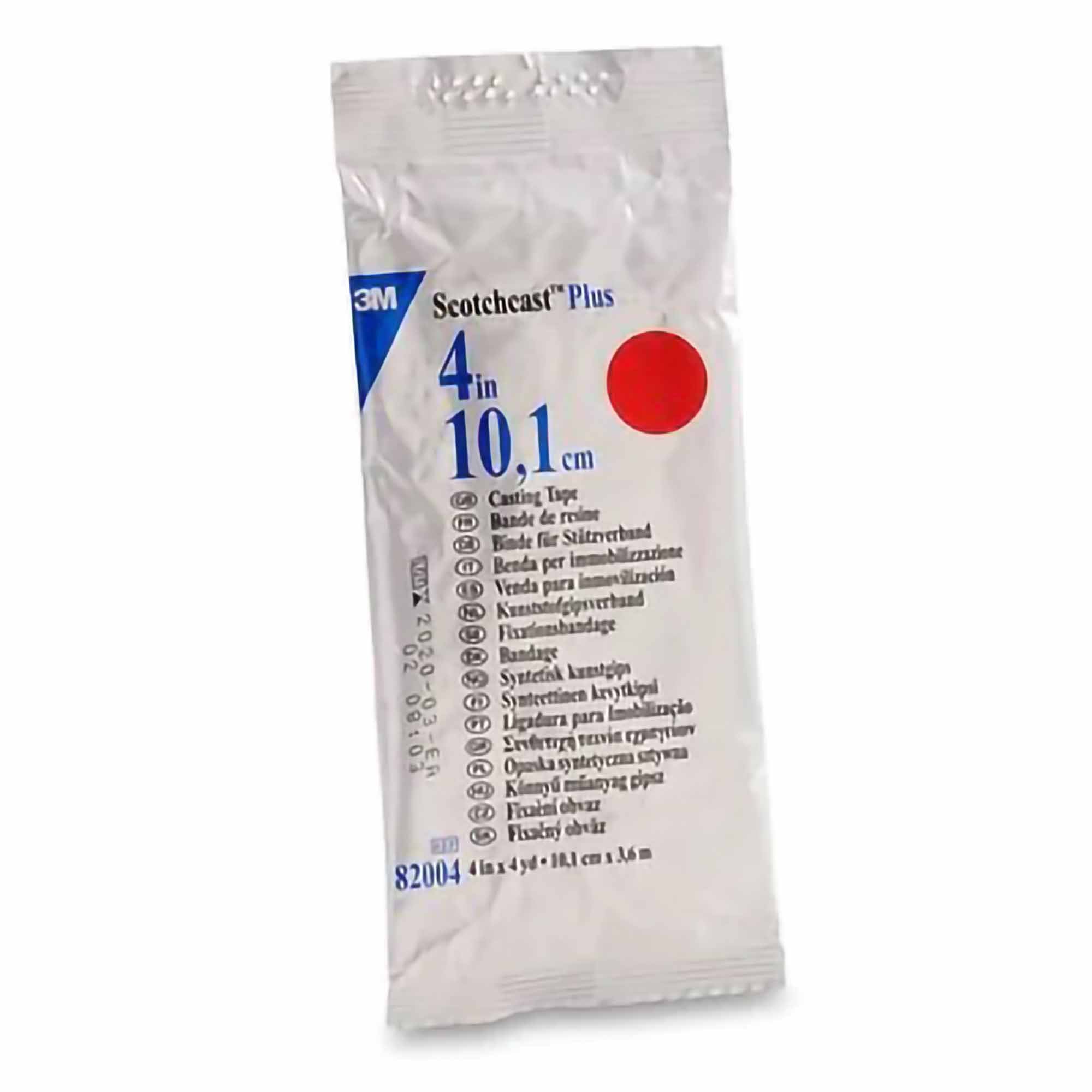 3M™ Scotchcast™ Plus Red Cast Tape, 4 Inch x 4 Yard 82004R