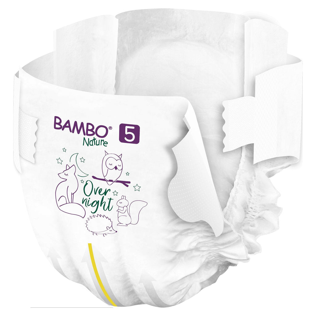 Bambo® Nature Overnight Diapers, Size 5 1000021011