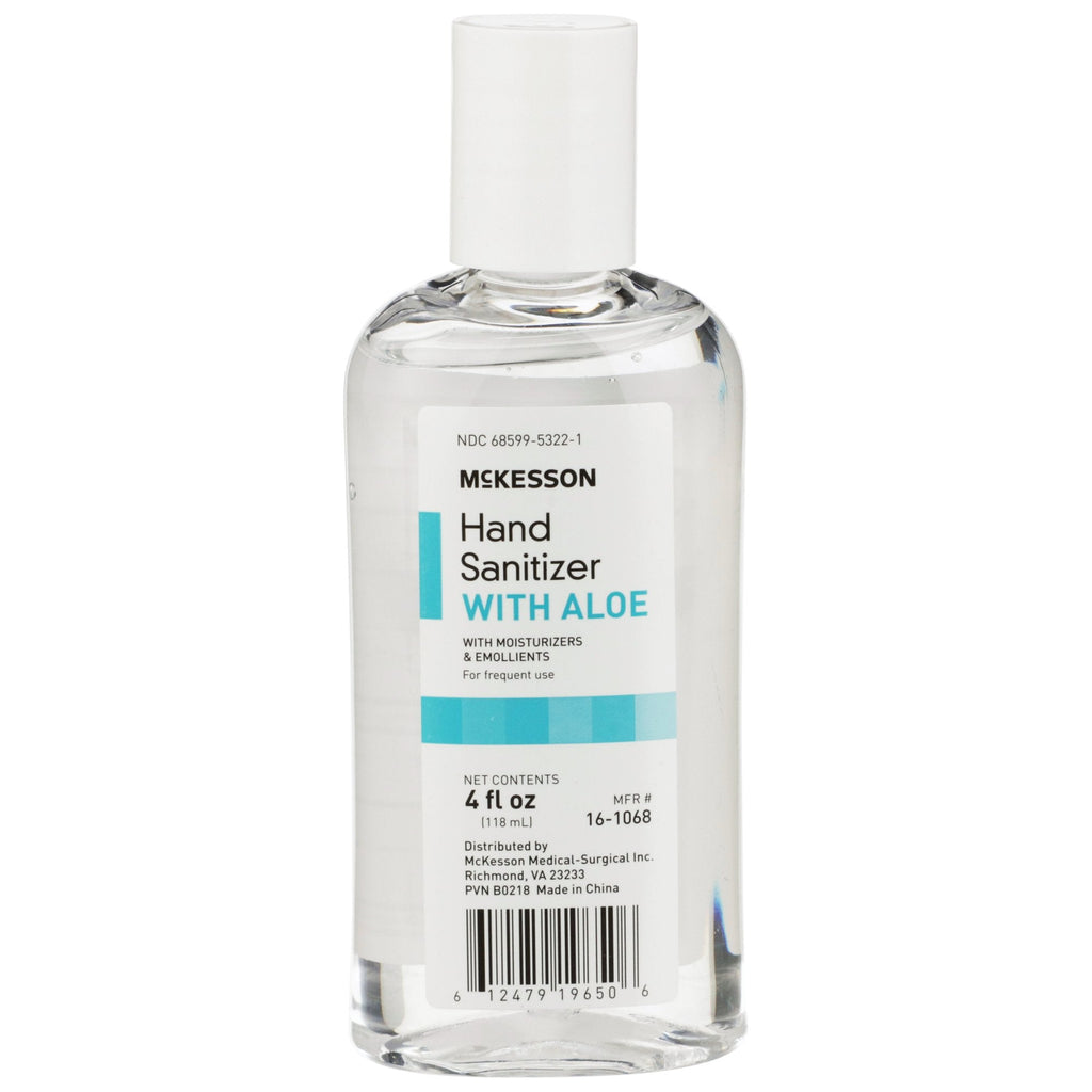 McKesson Gel Hand Sanitizer with Aloe 4 oz. 16-1068