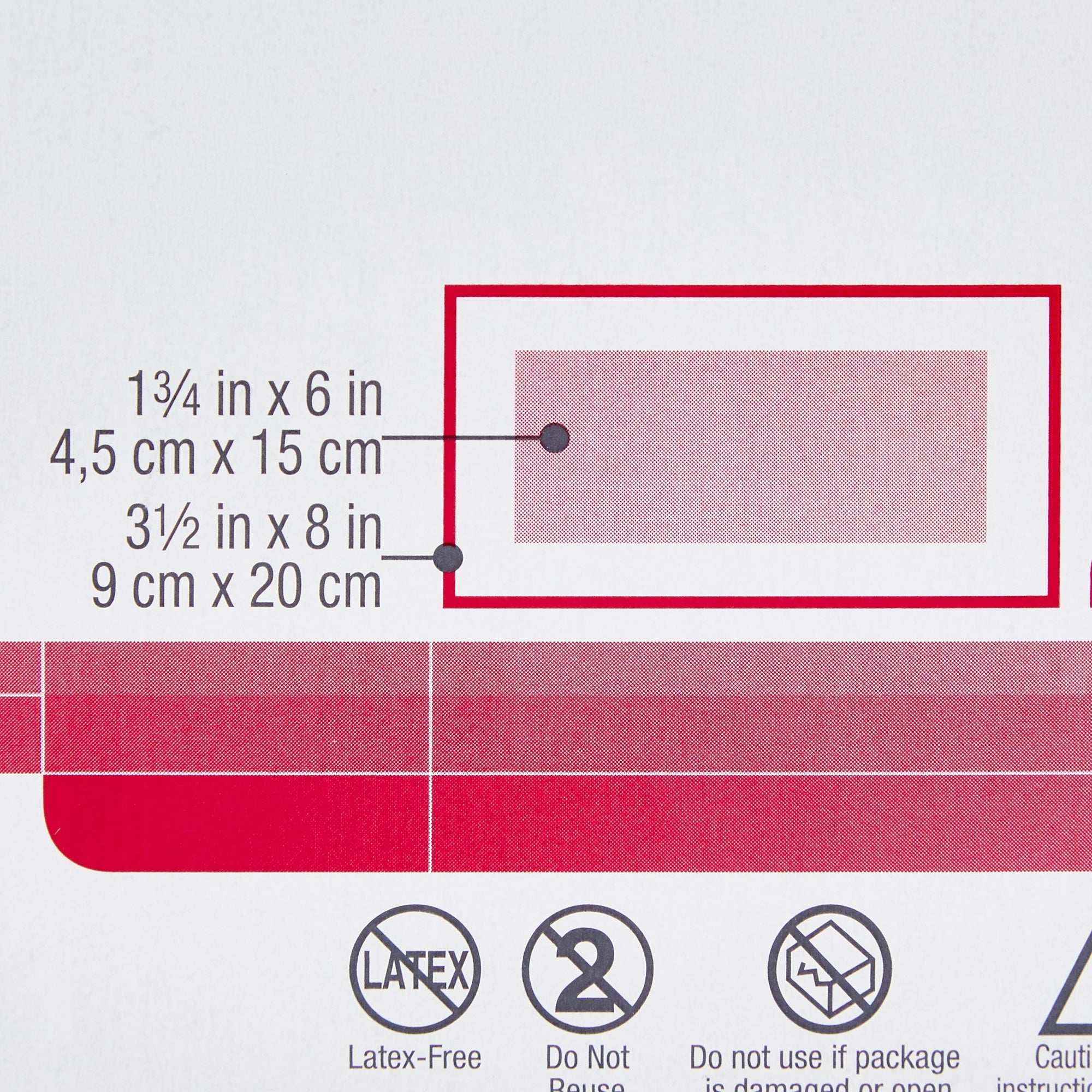 3M™ Medipore™ + Pad Soft Cloth Adhesive Dressing, 3½ x 8 Inch 3570