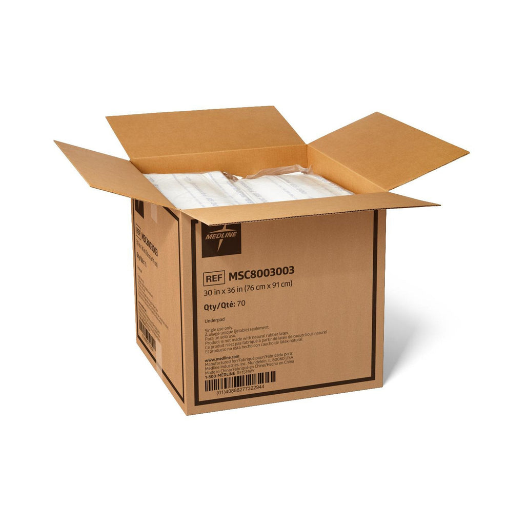 Disposable Underpad Ultrasorbs® Advanced Low Air Loss and Repositioning 30 X 36 Inch Super Absorbent Polymer Heavy Absorbency MSC8003003